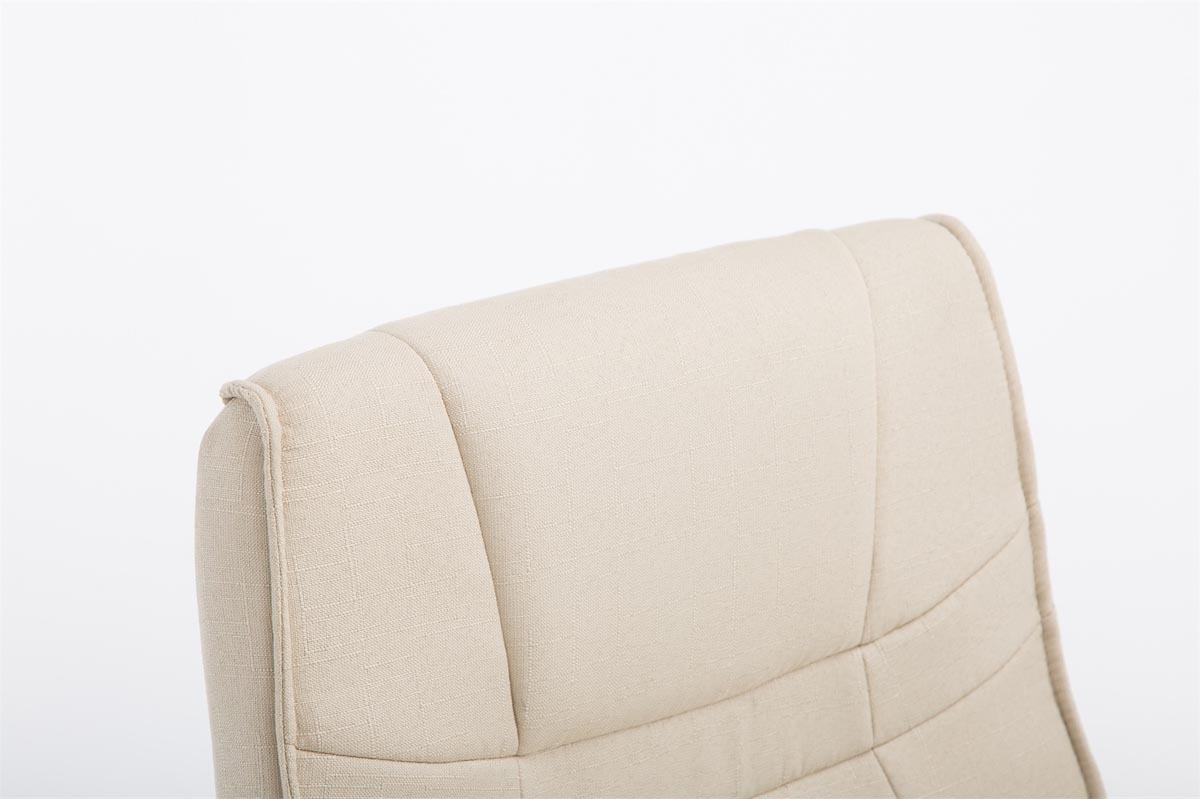 Besucherstuhl Attila Stoff, creme