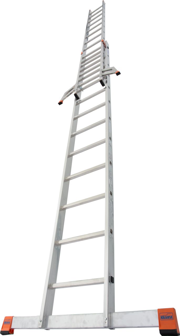 MONTO Fabilo Sprossen-Schiebeleiter, zweiteilig 2x12 Sprossen