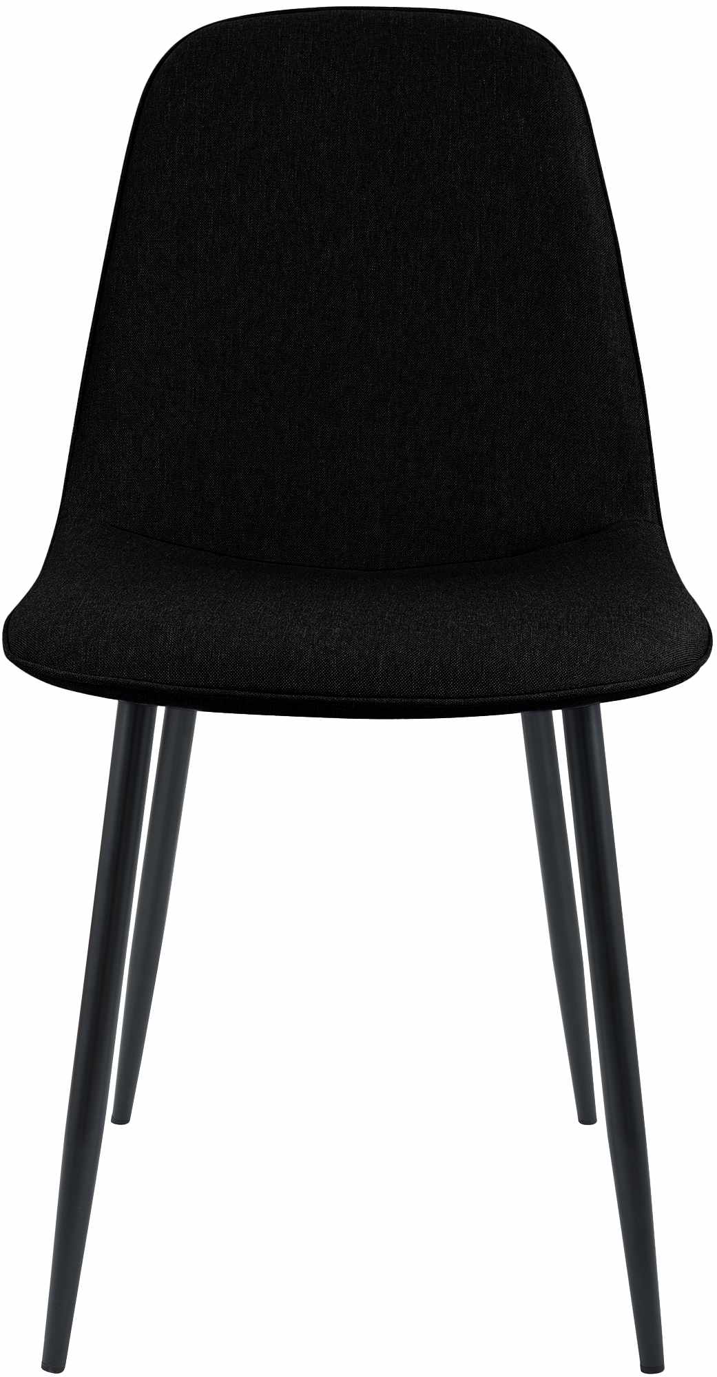Esszimmerstuhl Maryam Stoff, schwarz