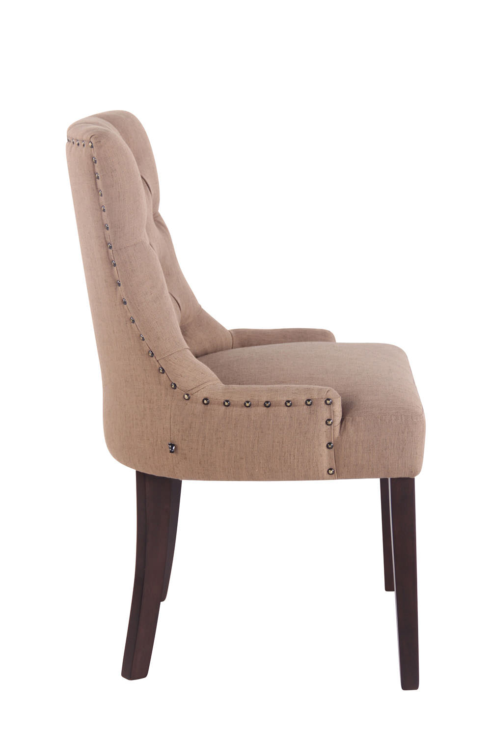 Esszimmerstuhl Aberdeen Stoff antik, taupe