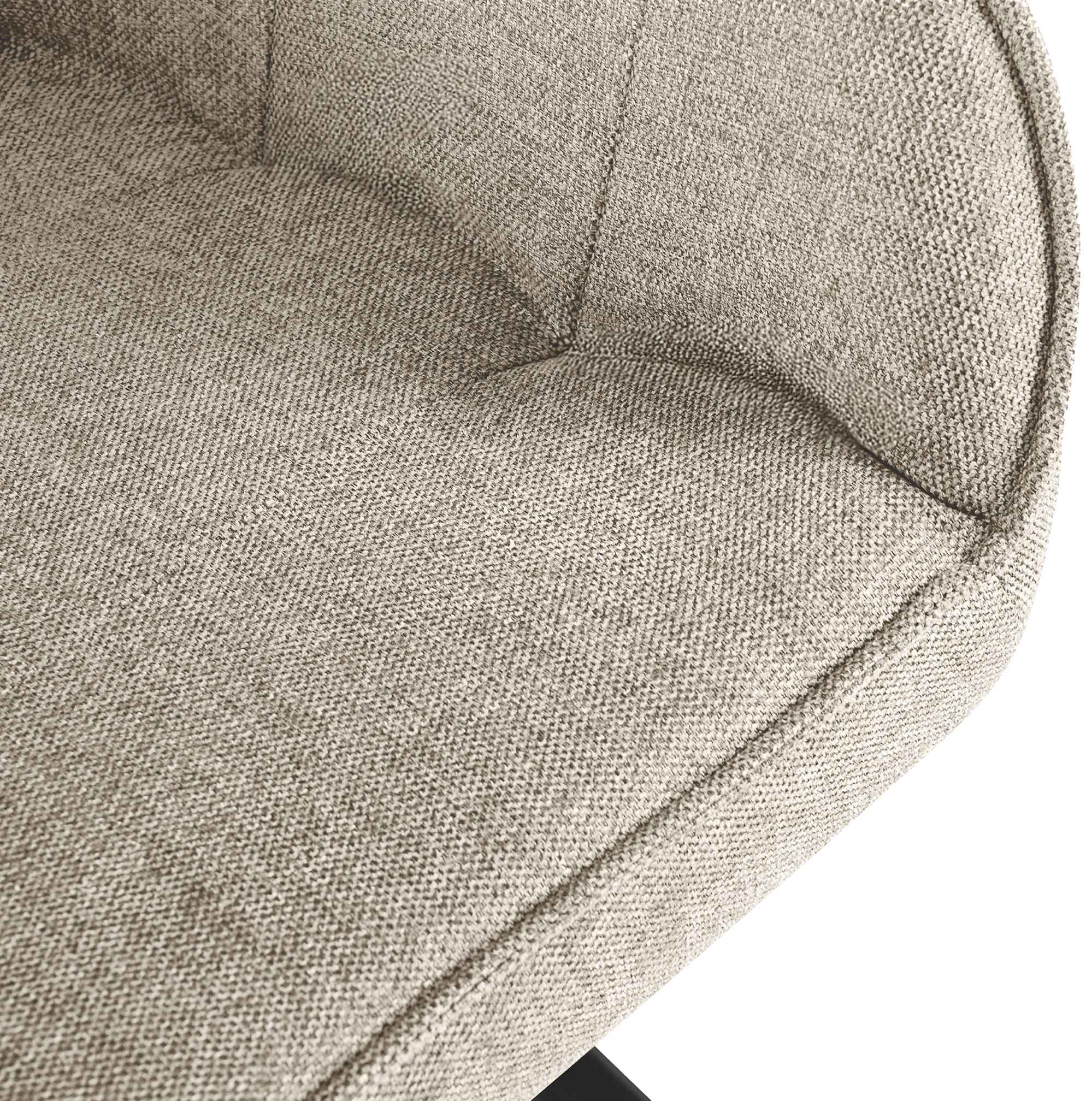 Stuhl Pettuli Stoff, creme