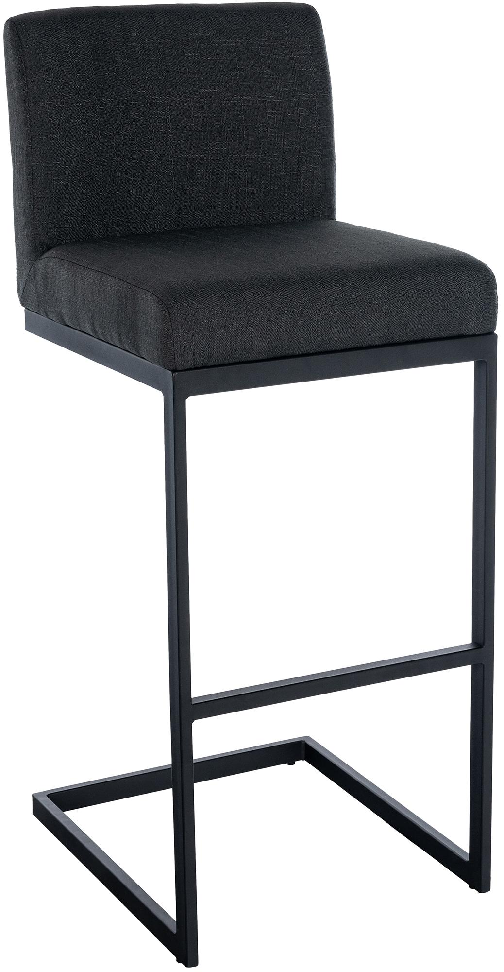 Barhocker Hopewell Stoff B, dunkelgrau