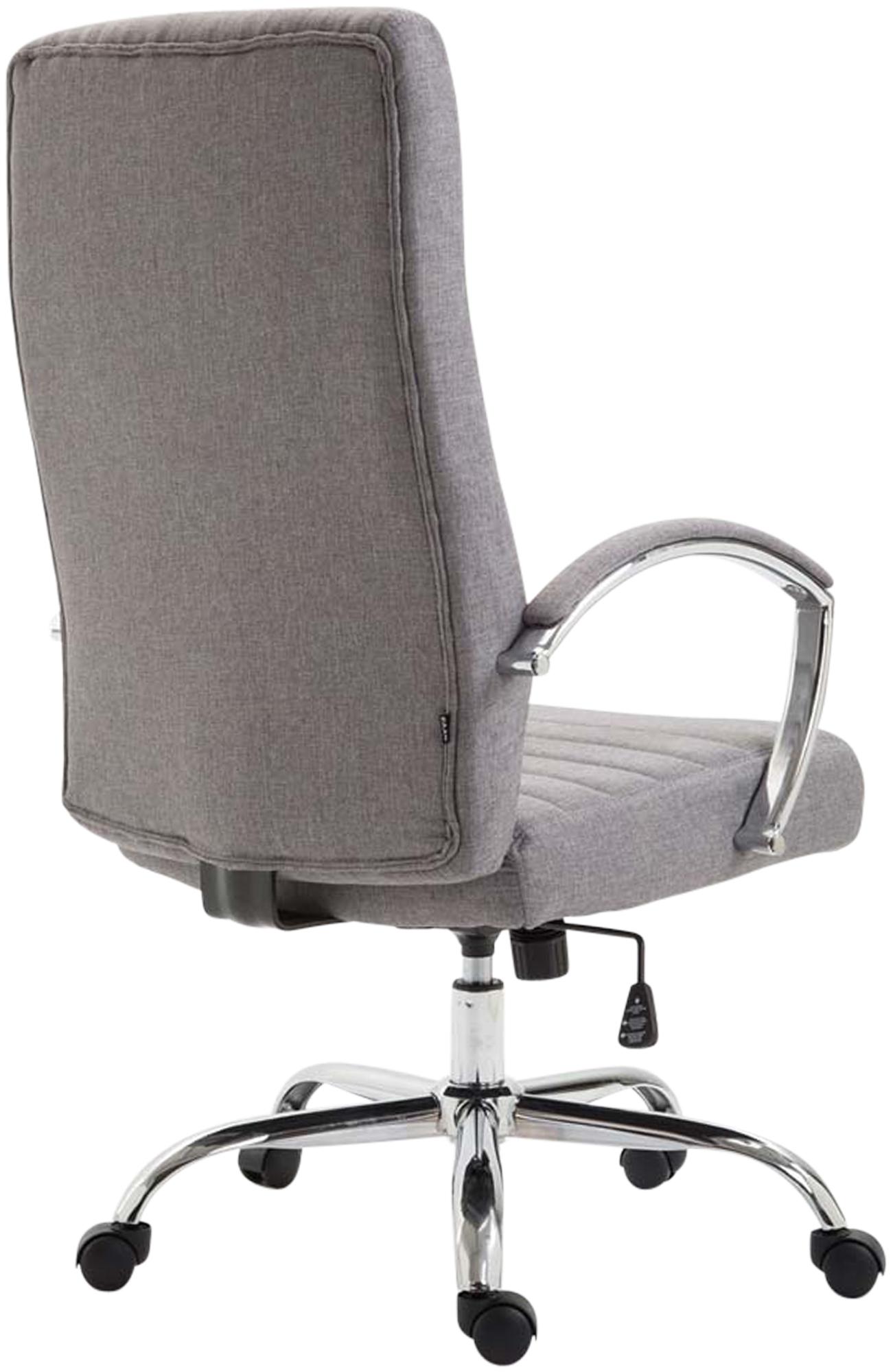Bürostuhl Valais Stoff, grau