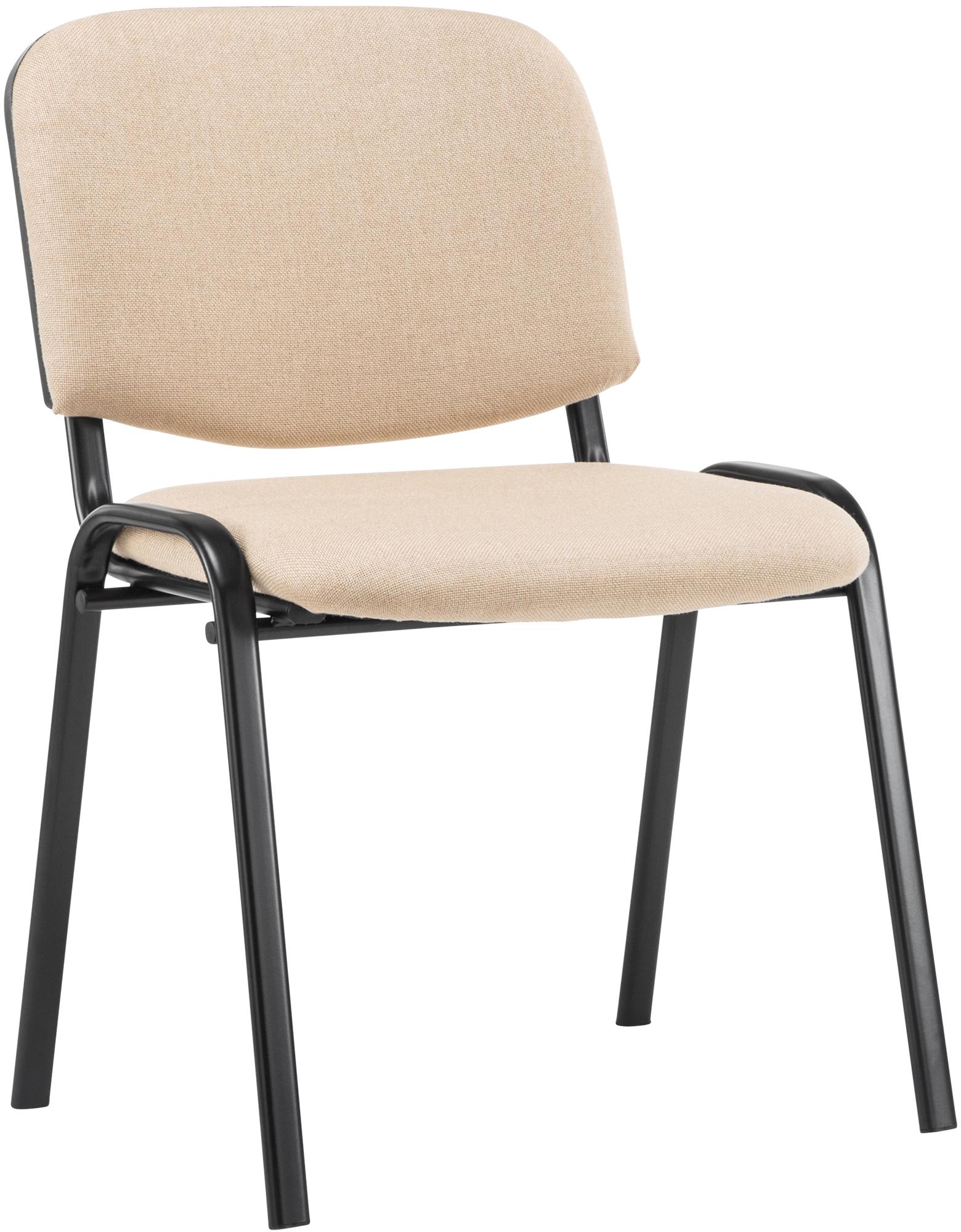 Besucherstuhl Ken Stoff, creme