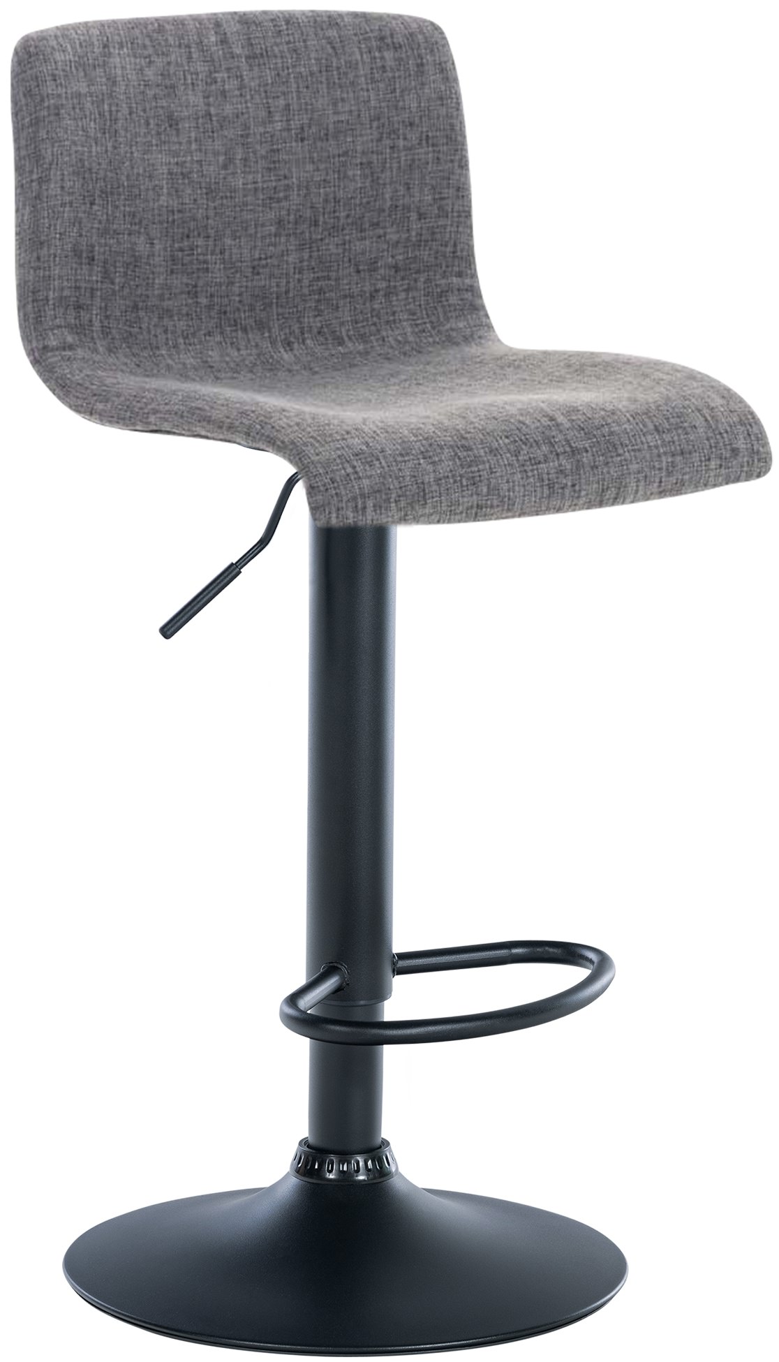 Barhocker Hoover Stoff B, hellgrau