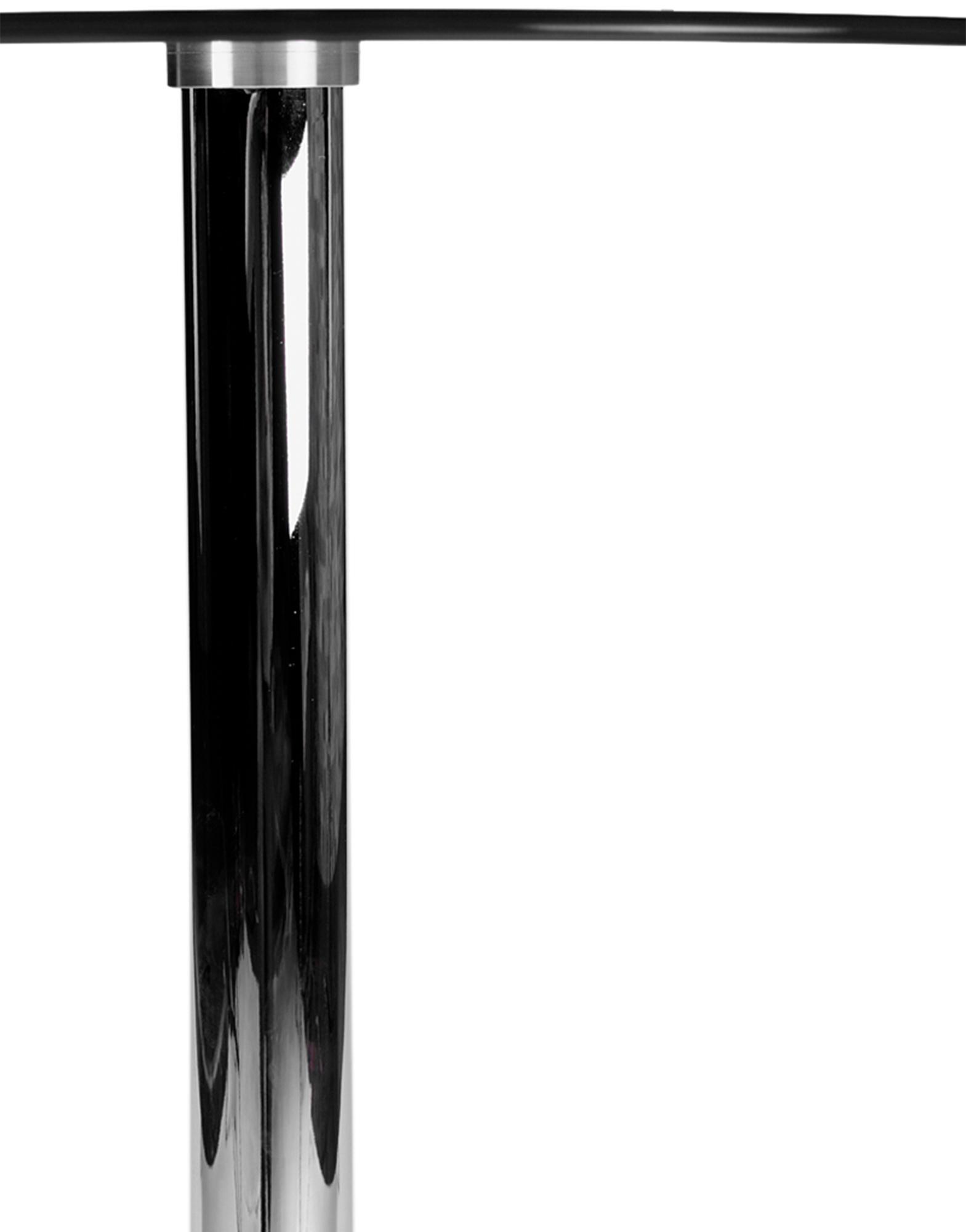 Glastisch rund 105 cm, klarglas