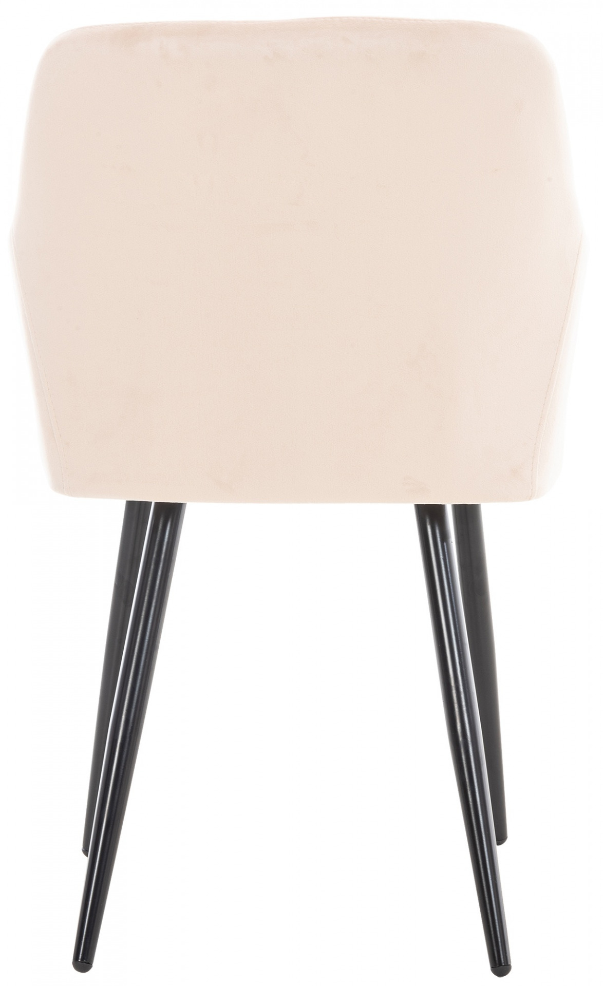2er Set Esszimmerstuhl Shila Samt, beige