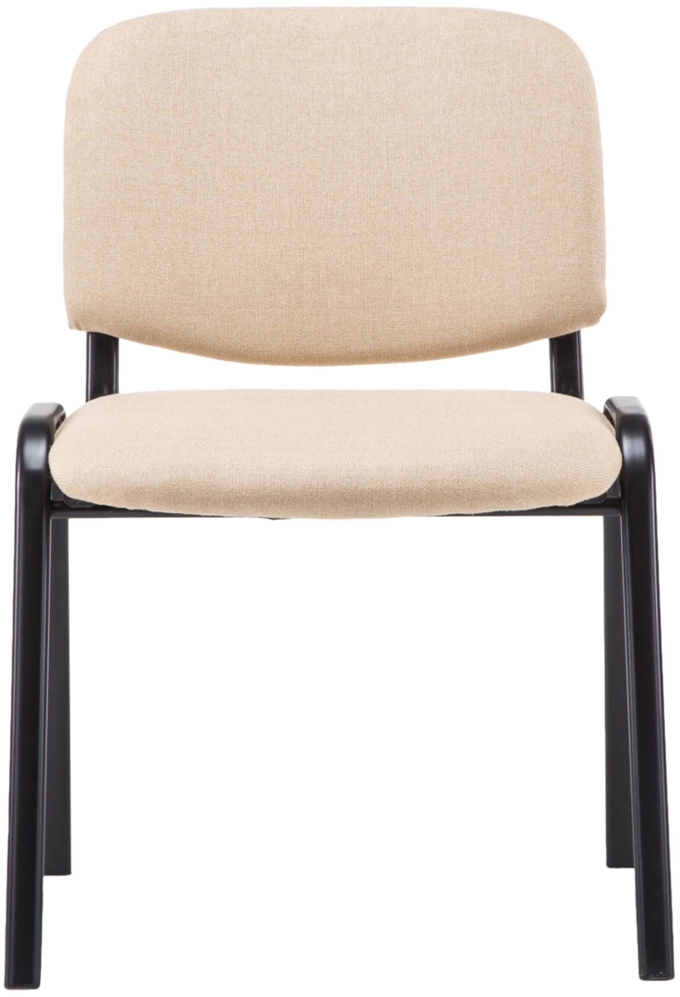 Besucherstuhl Ken V2 Stoff, creme
