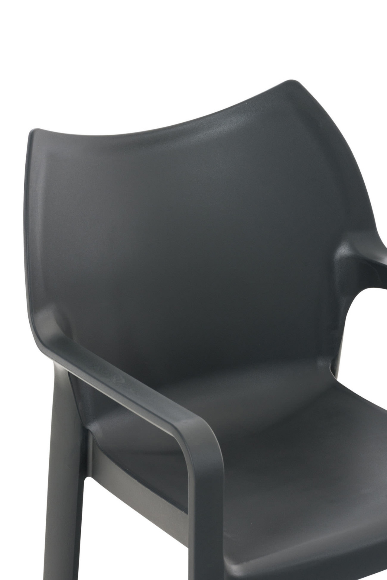 4er Set Stuhl Diva, dunkelgrau