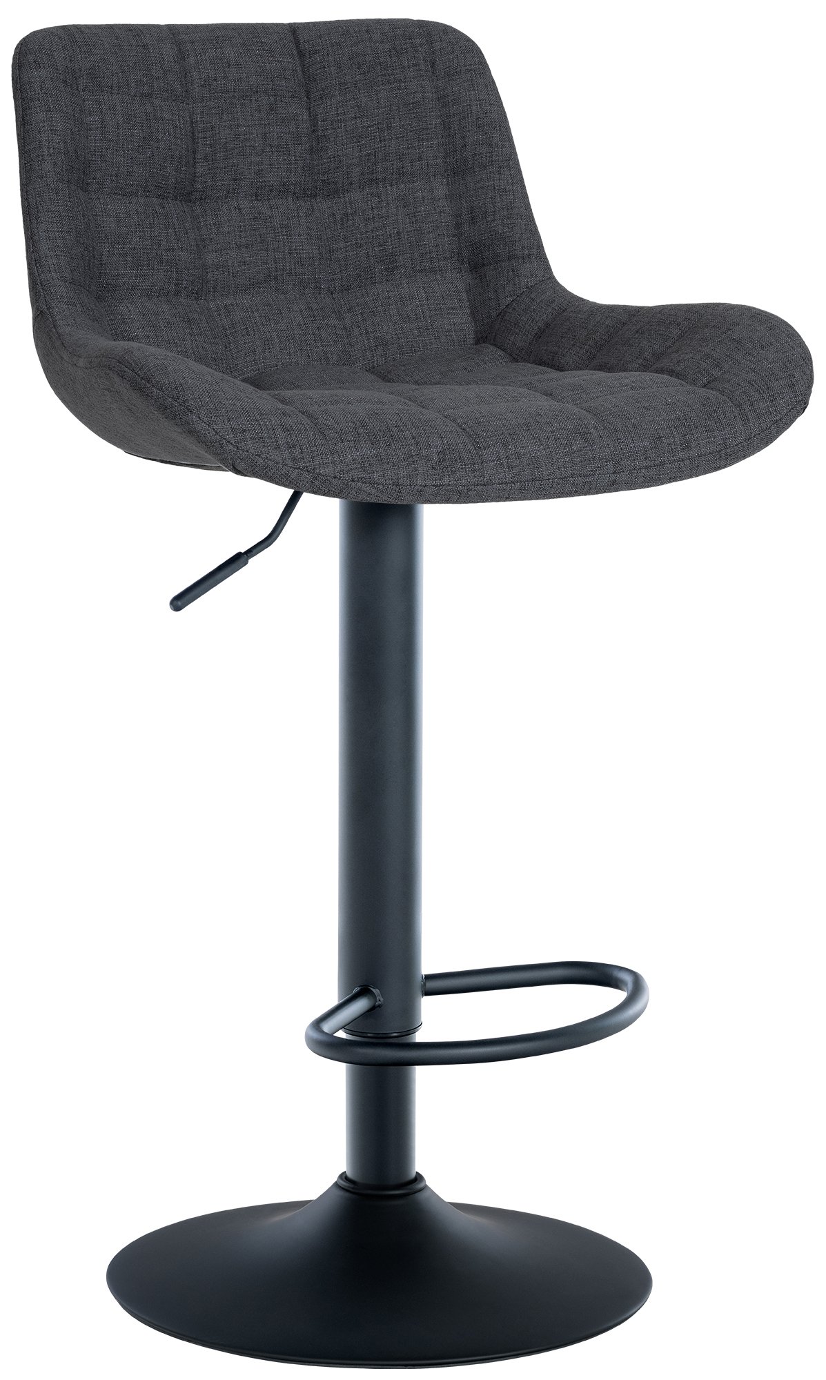 Barhocker Tover Stoff, schwarz