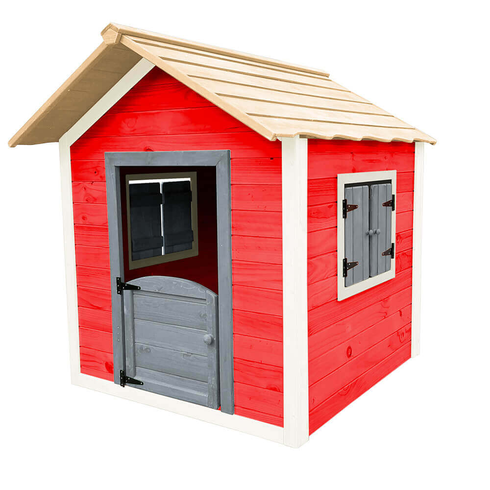 Spielhaus DAS KLEINE SCHLOSS - 106 x 111 cm Rot
