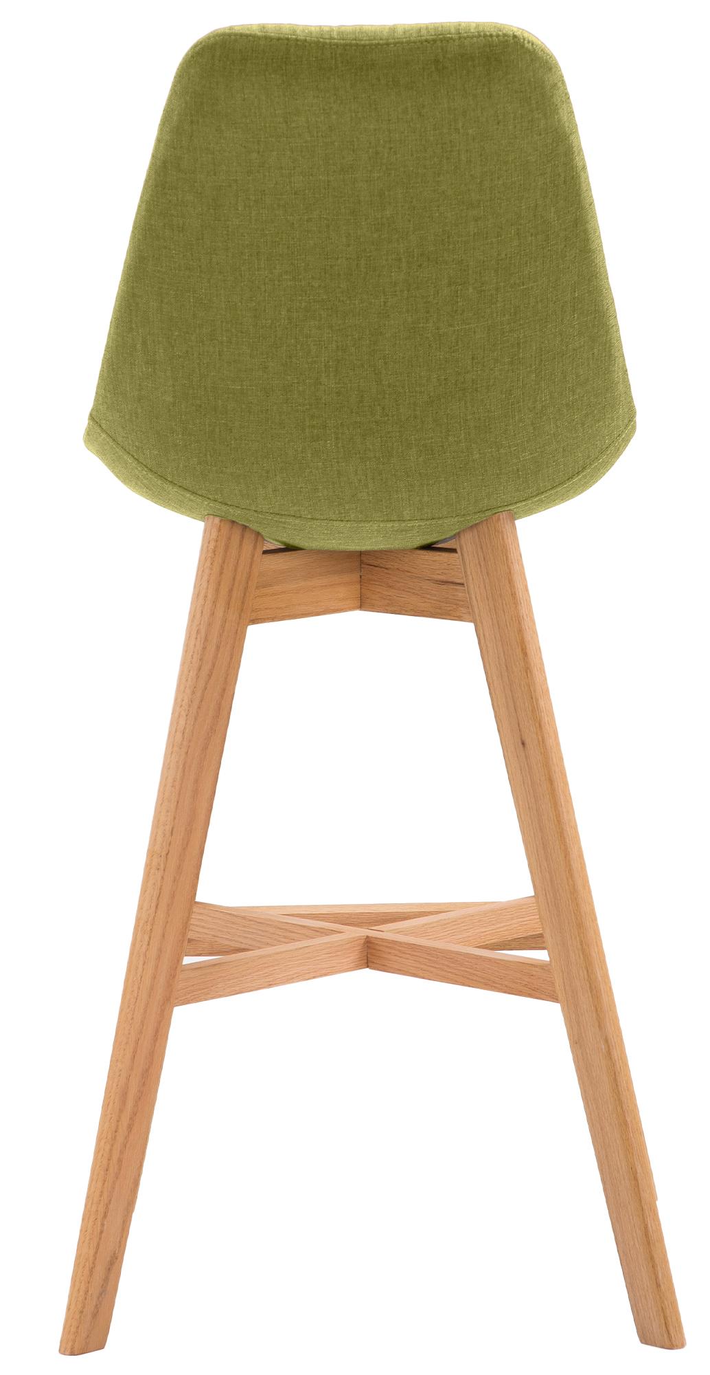 Barhocker Cannes Stoff Natura, grün