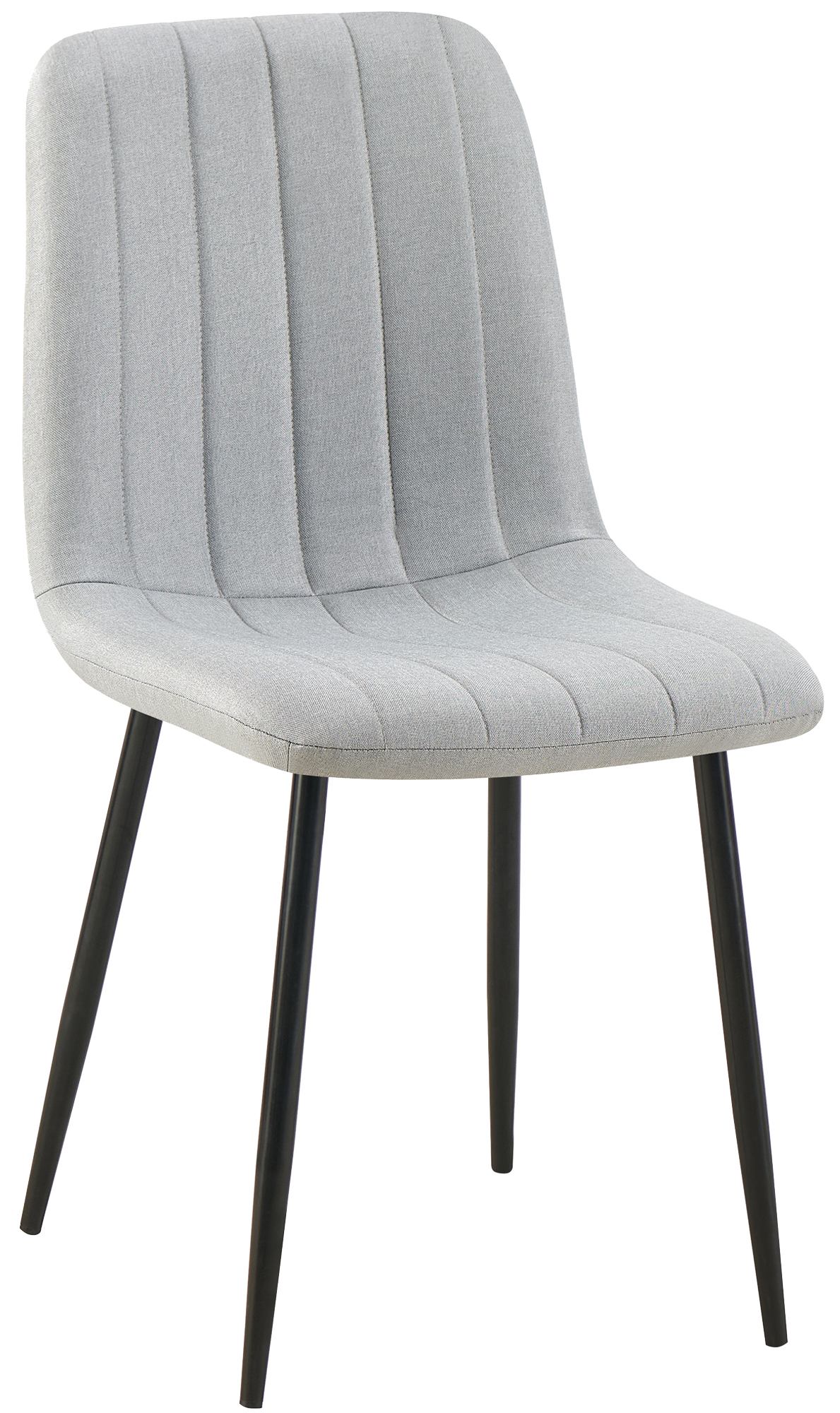 Stuhl Dijon Stoff, grau