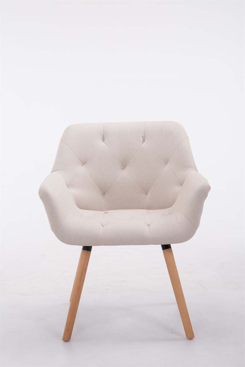 Besucherstuhl Cassidy Stoff natura, beige