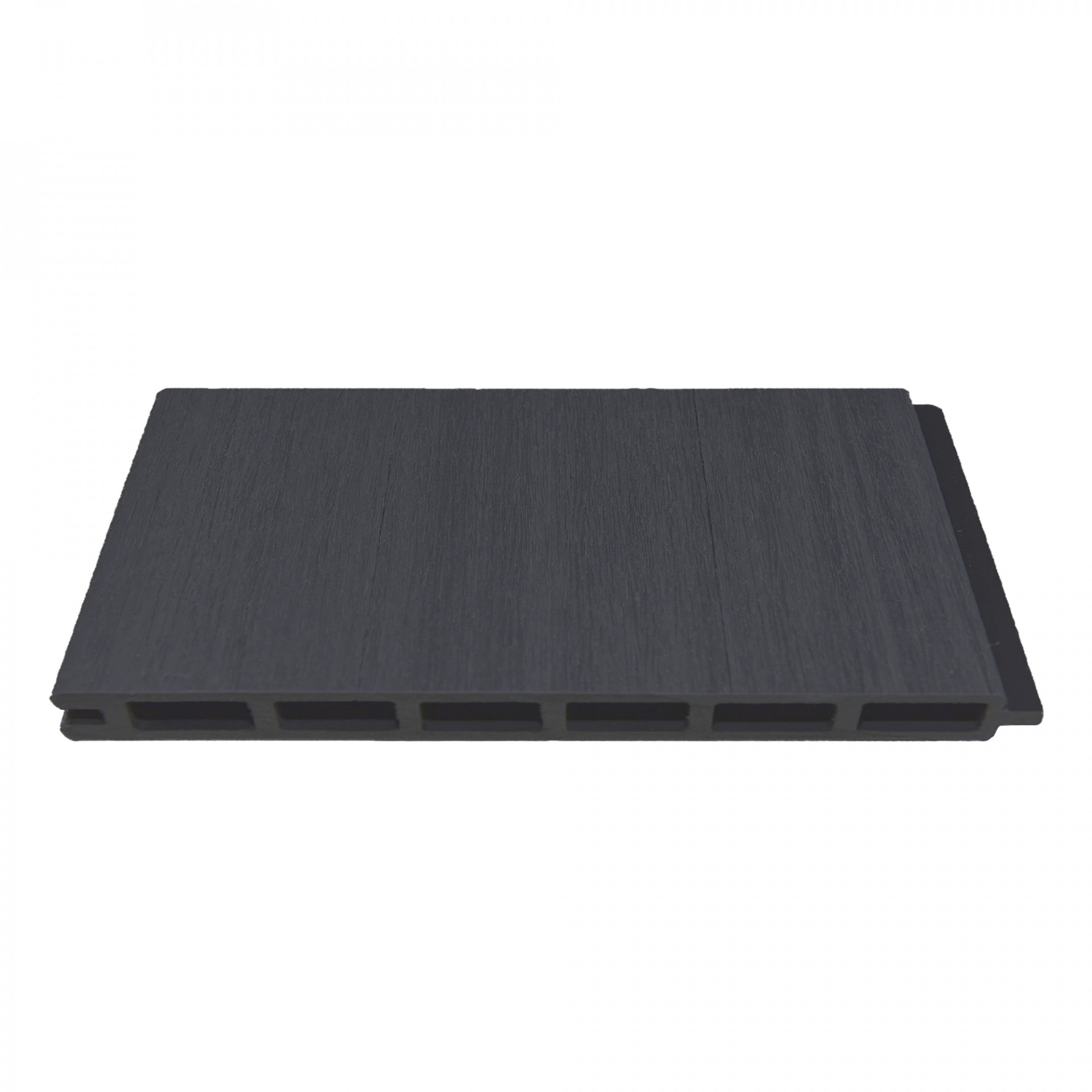 ELZE-Serie WPC-Steckzaunsystem, Zaunlamelle BREIT 20 x 280 x 1790 mm, ANTHRAZIT co-extrudiert