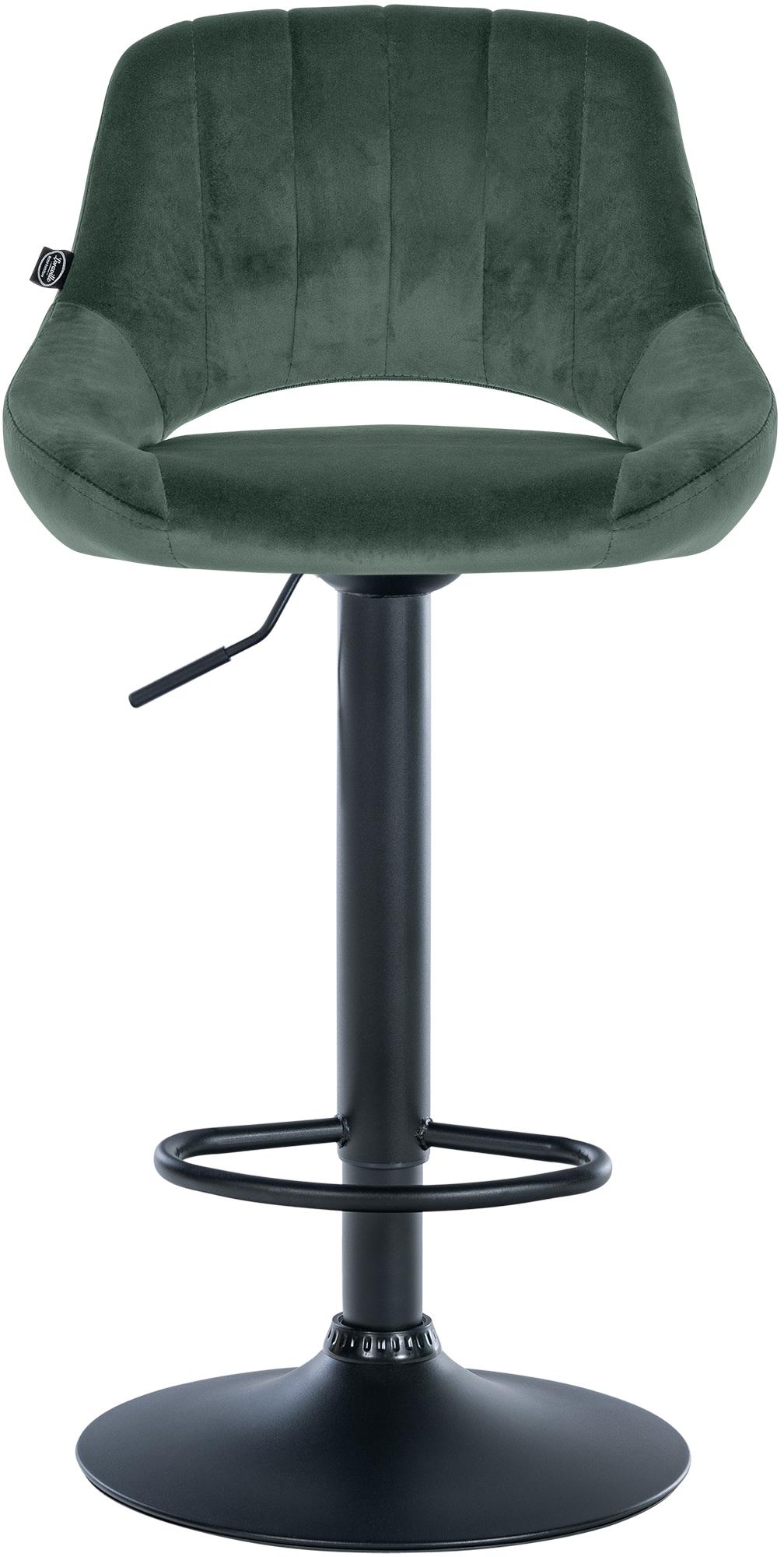 2er Set Barhocker Milet Samt B, grün