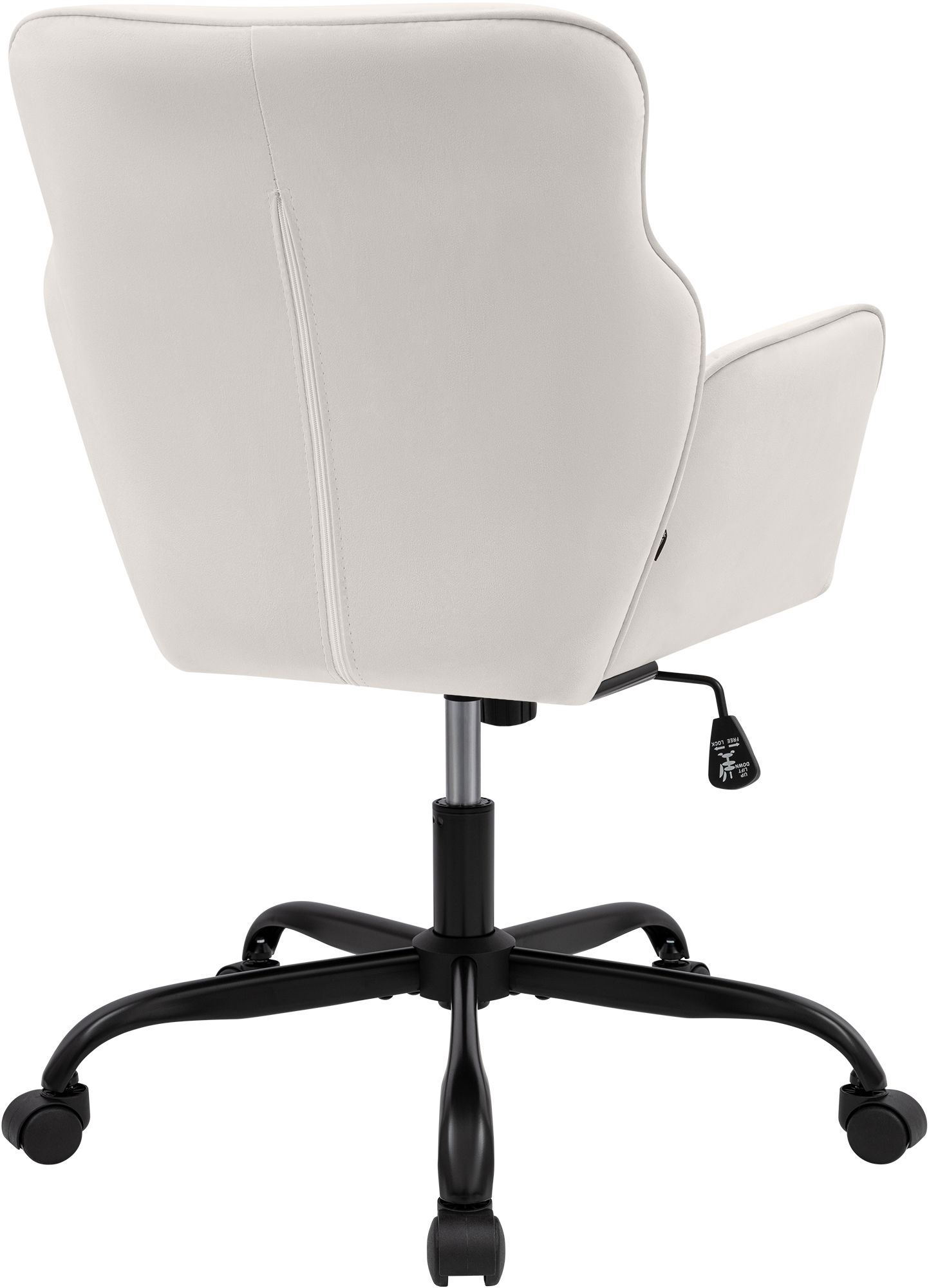 Bürostuhl Amado Samt, creme