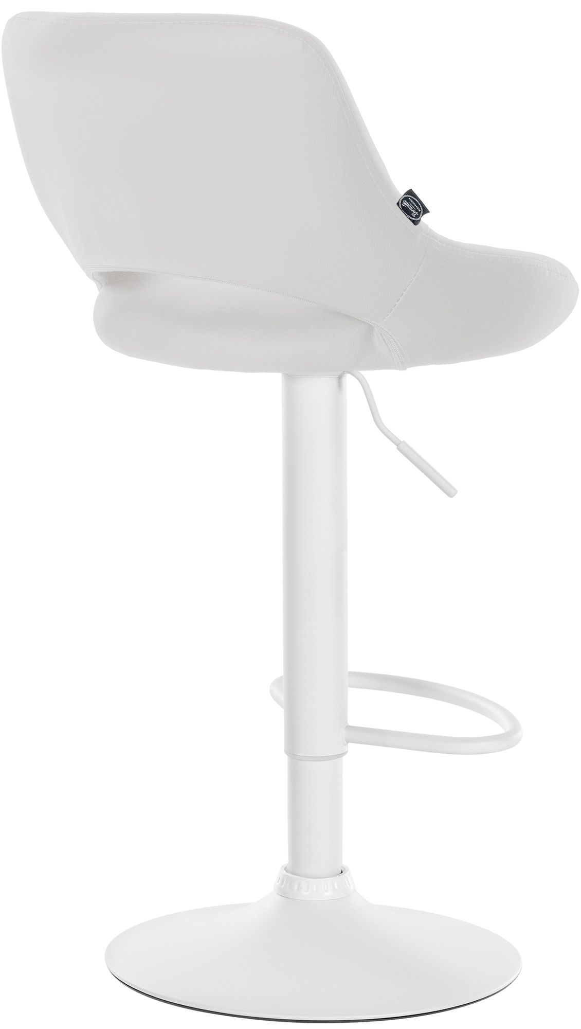 Barhocker Milet Kunstleder weiß, weiß