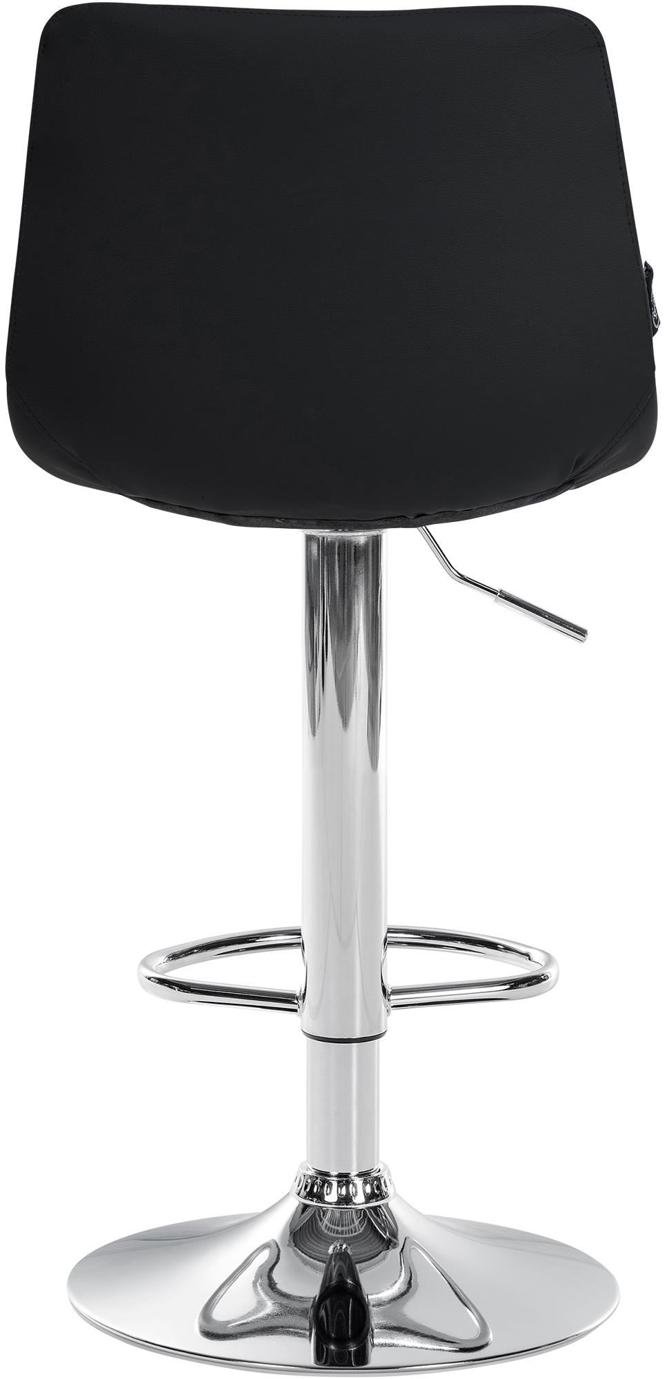 Barhocker Jerry Kunstleder chrom, schwarz