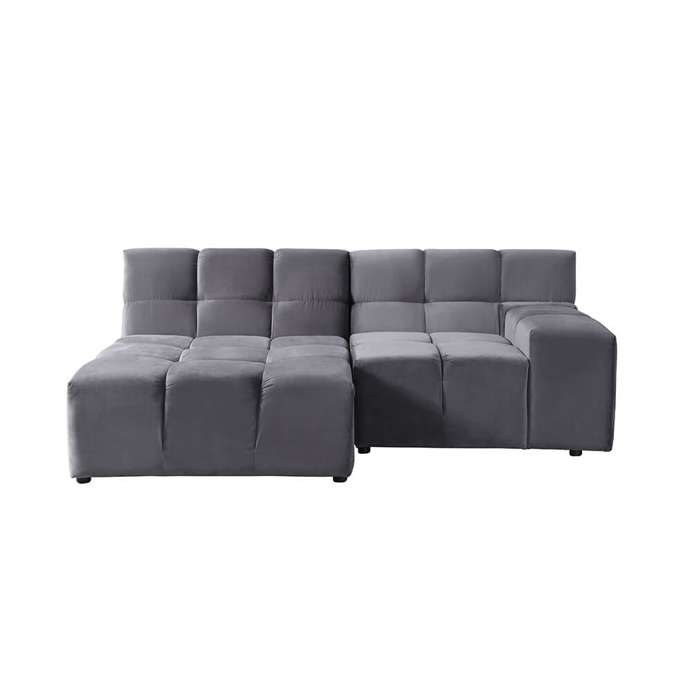Modulares Sofa ORLENA - Anthrazit 204 x 148 cm