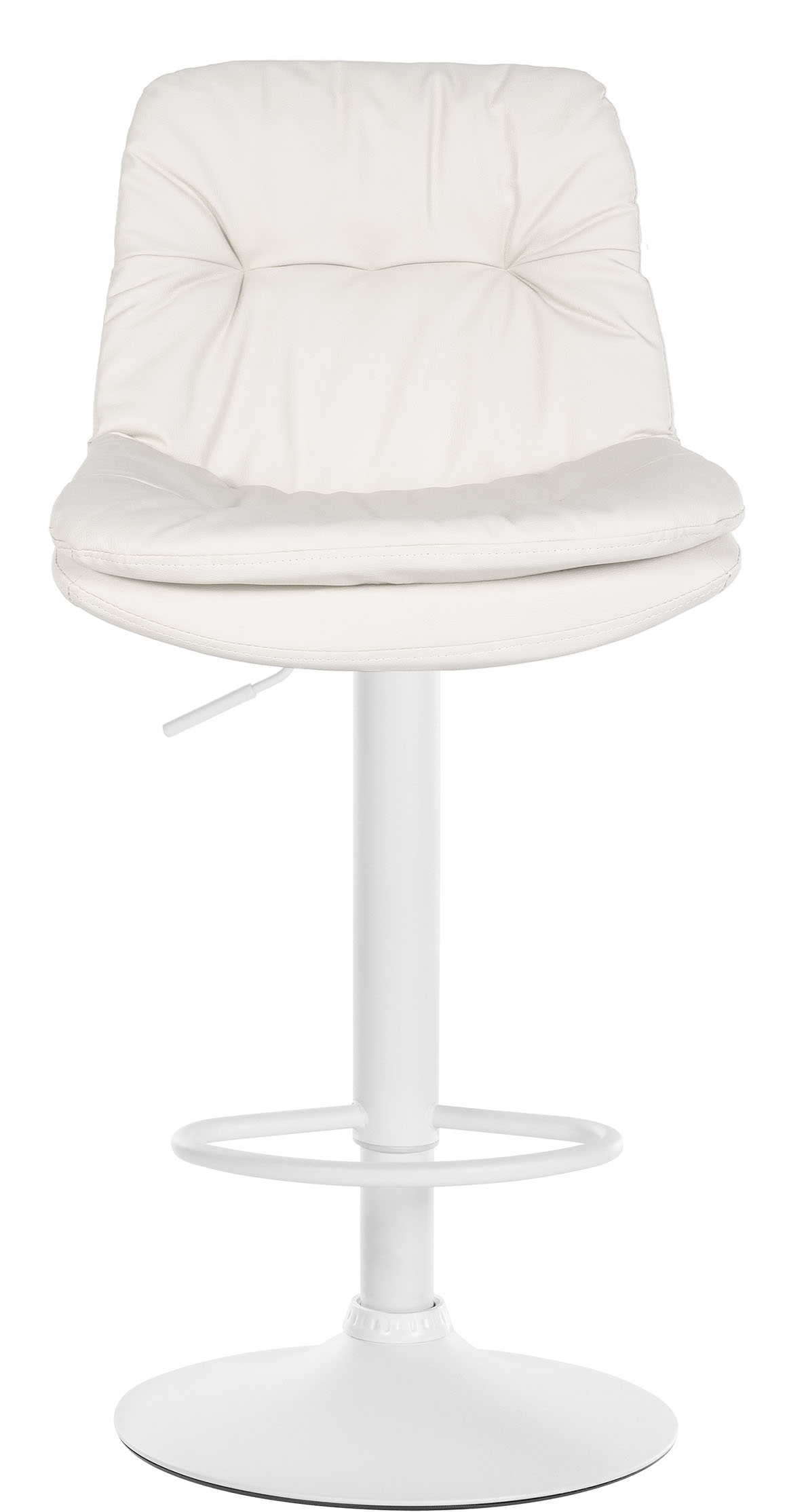 Barhocker Laurel Kunstleder weiß, weiß