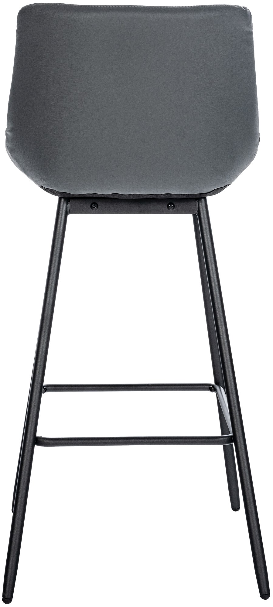 Barhocker Weston Kunstleder, grau
