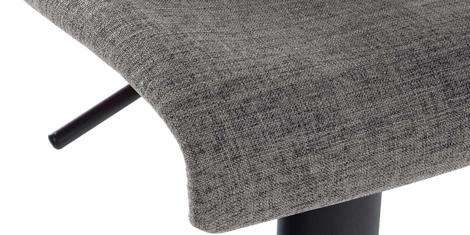 2er Set Barhocker Branford Stoff, hellgrau