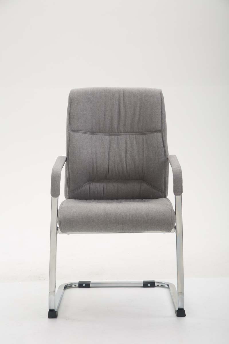 XL Besucherstuhl Anubis Stoff, grau