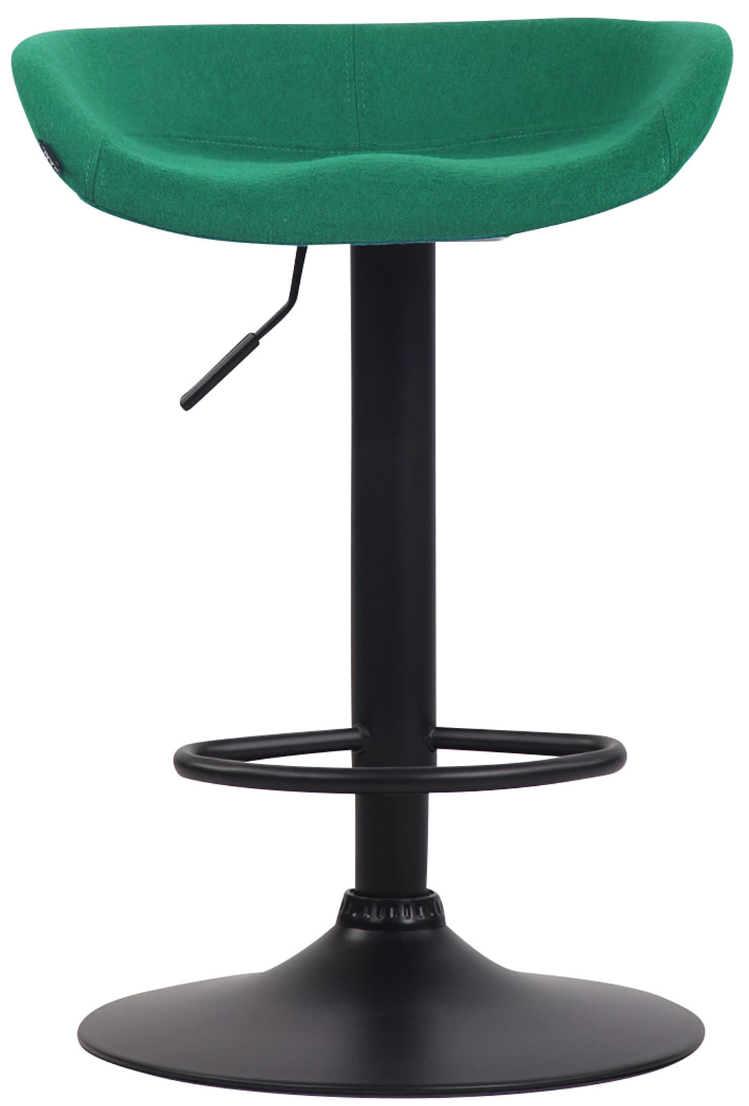 Barhocker Anaheim Filz schwarz, grün
