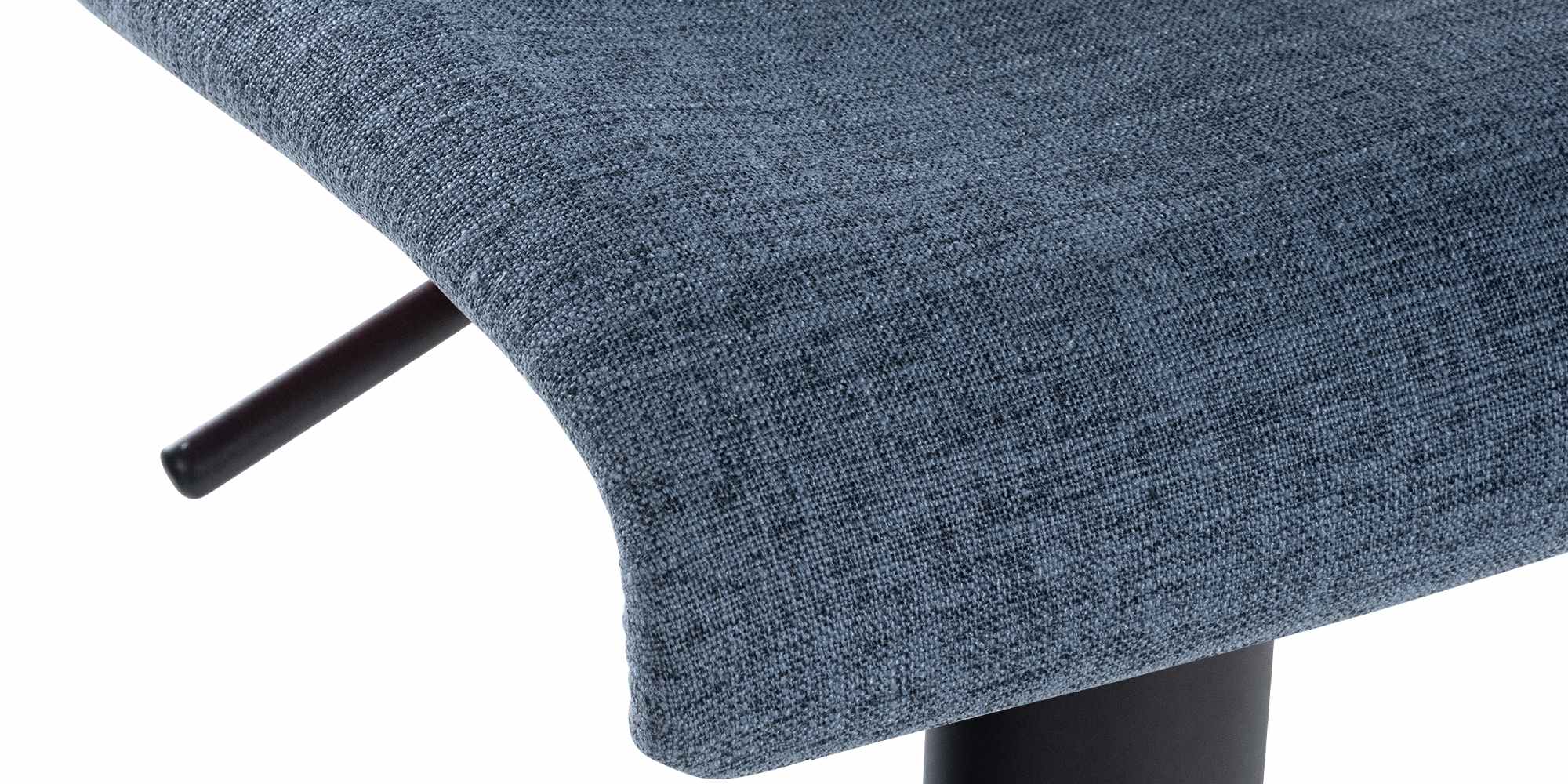 2er Set Barhocker Branford Stoff, blau