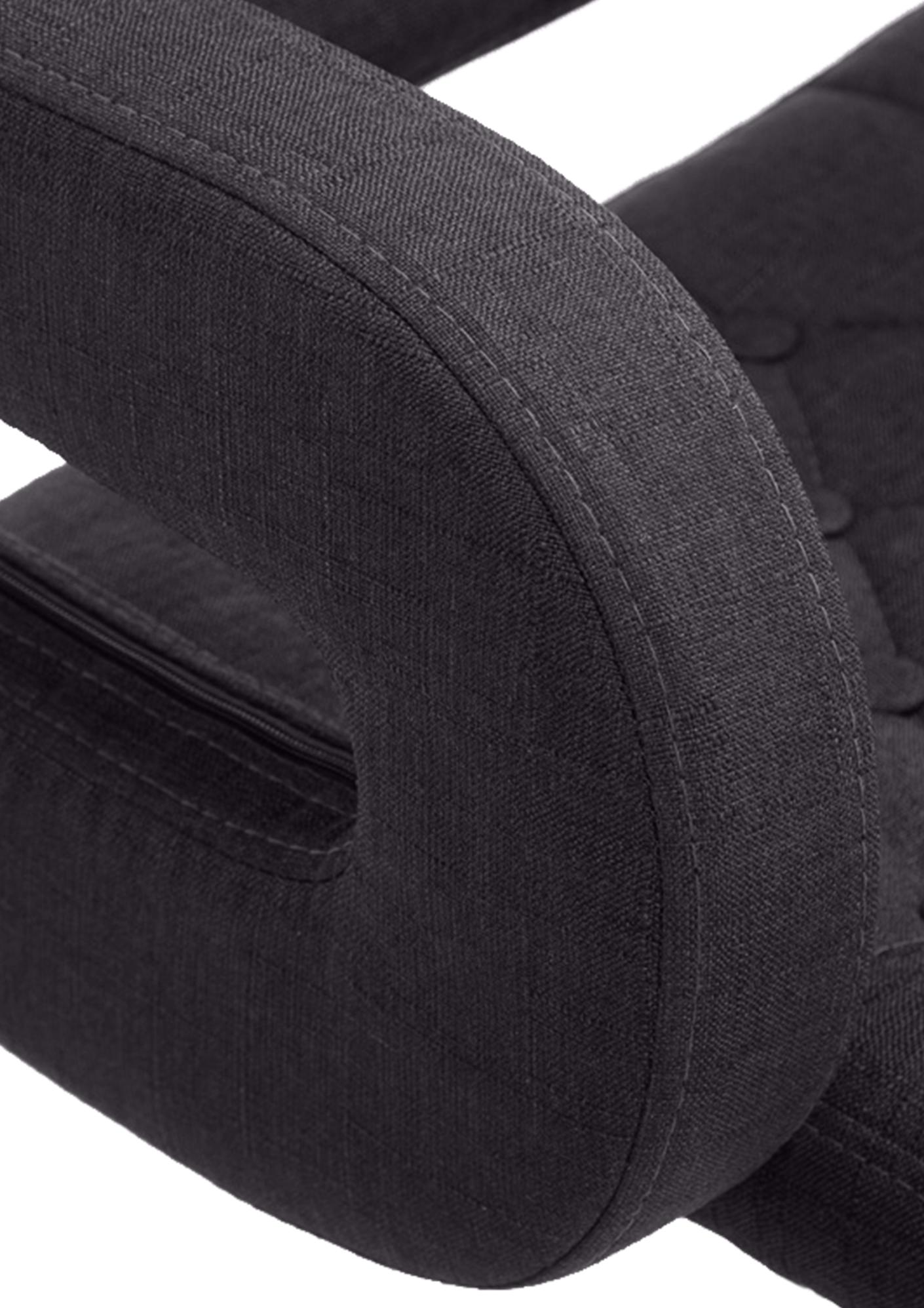 2er Set Barhocker Dublin Stoff C, schwarz
