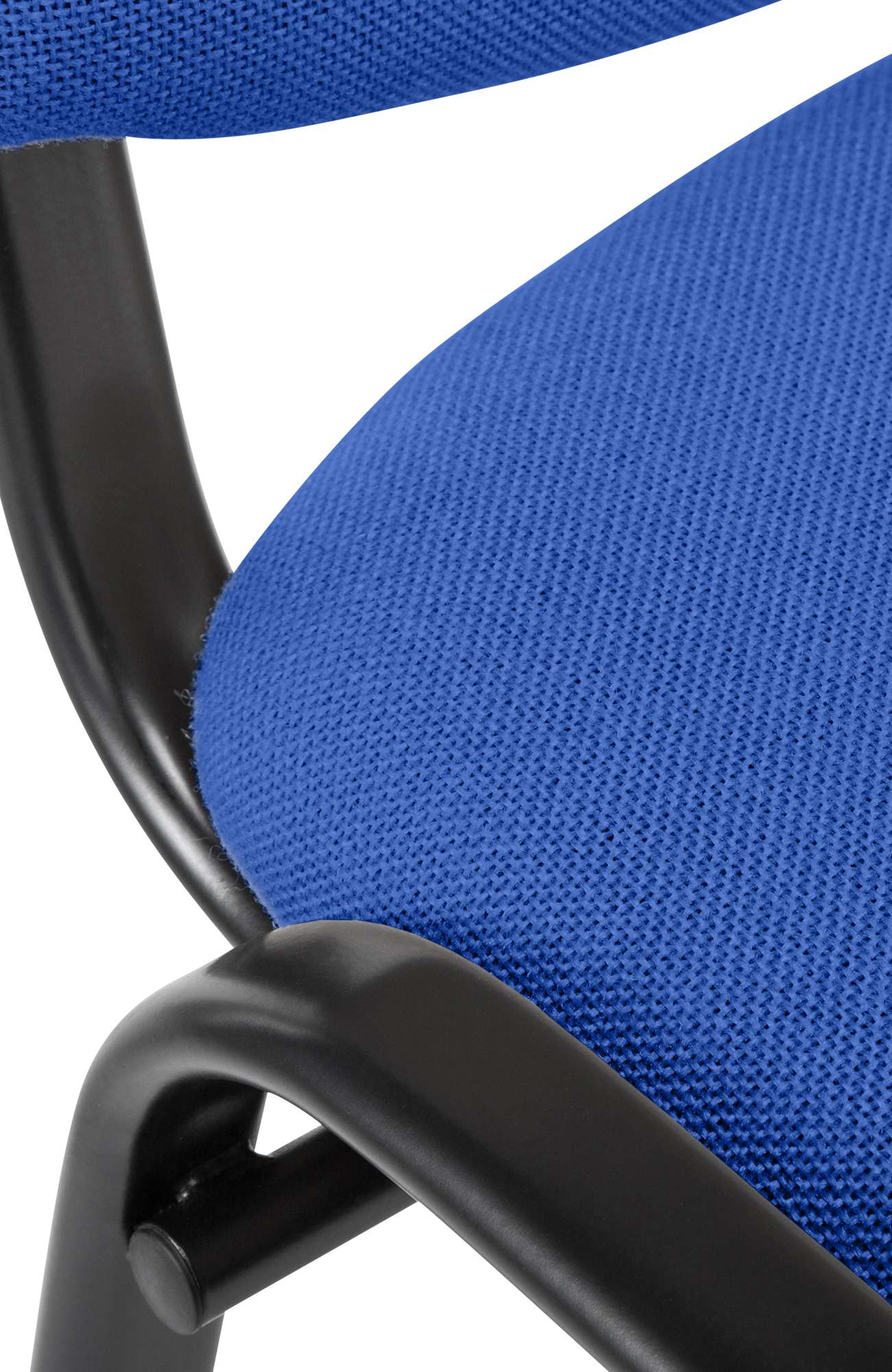 Besucherstuhl Ken Stoff, blau