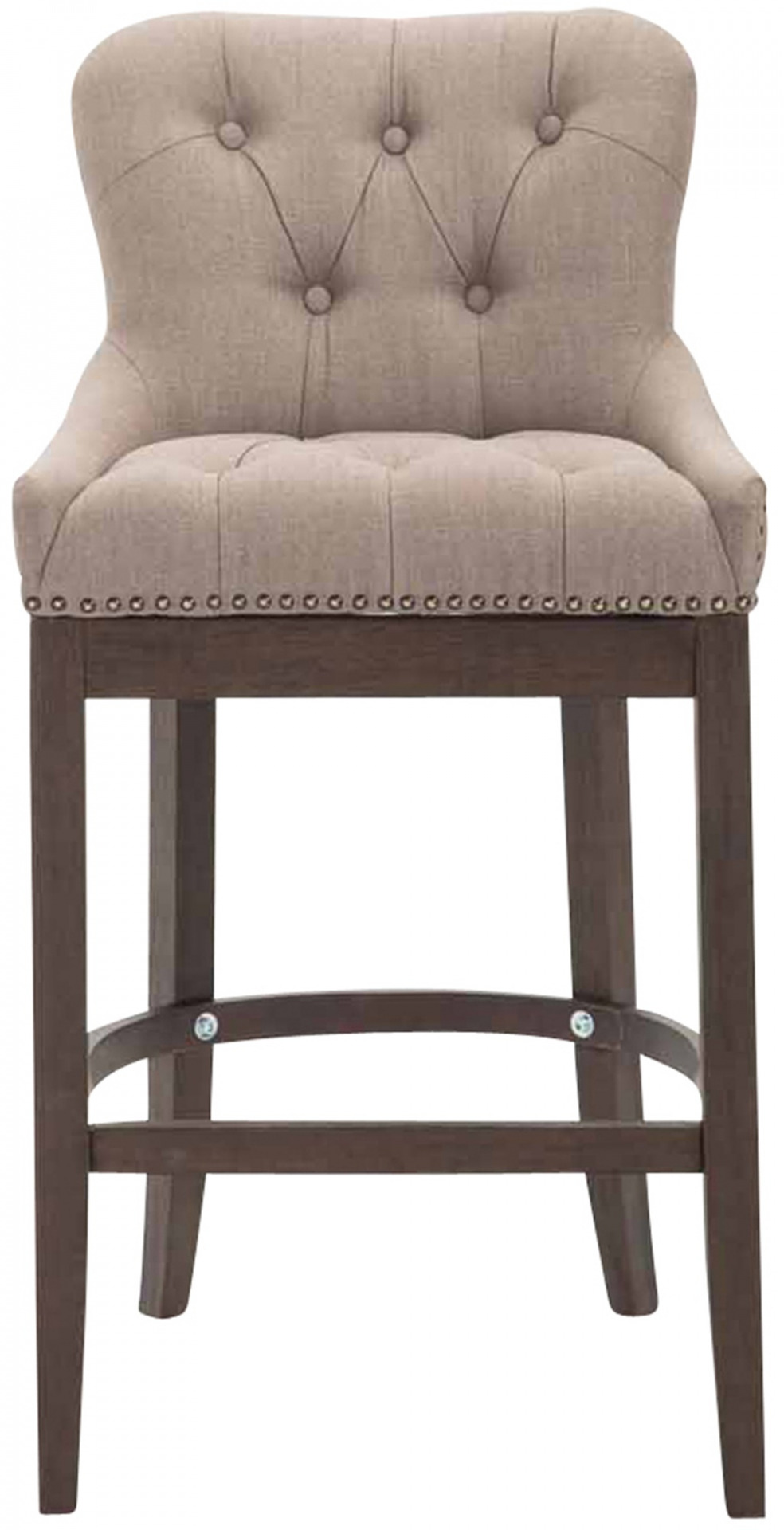 Barhocker Lakewood Stoff, Antik, taupe
