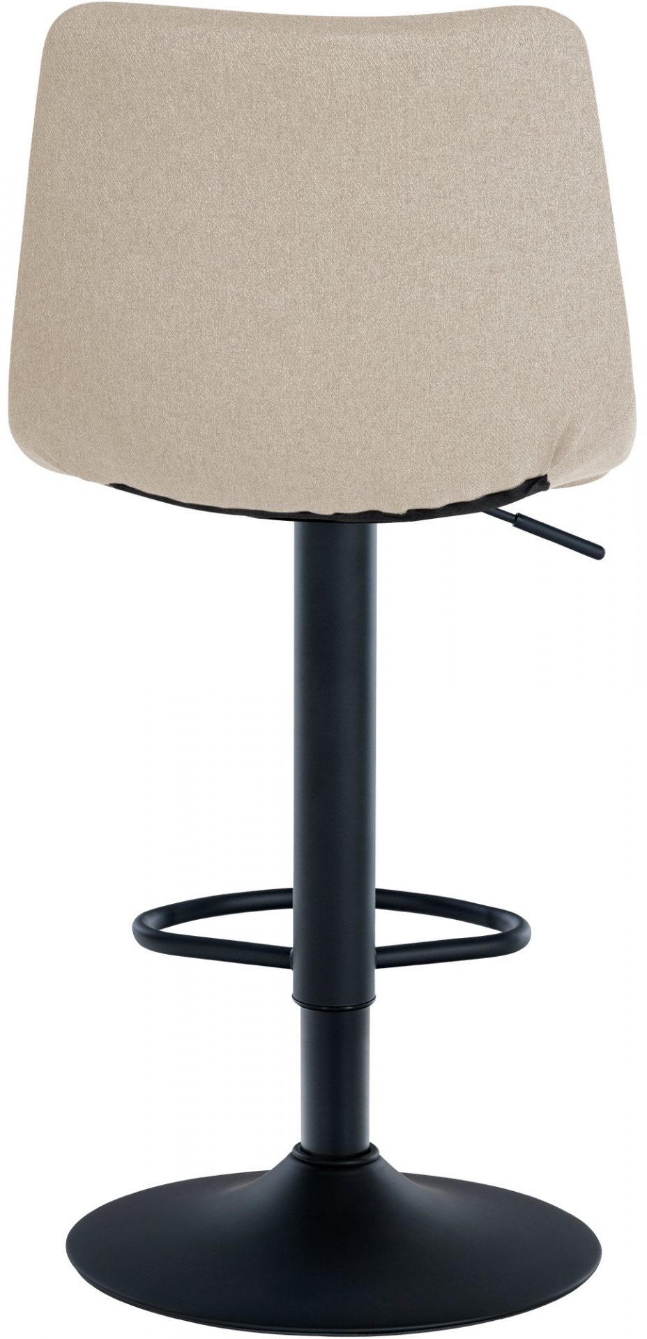 2er Set Barhocker Jerry Stoff schwarz, creme