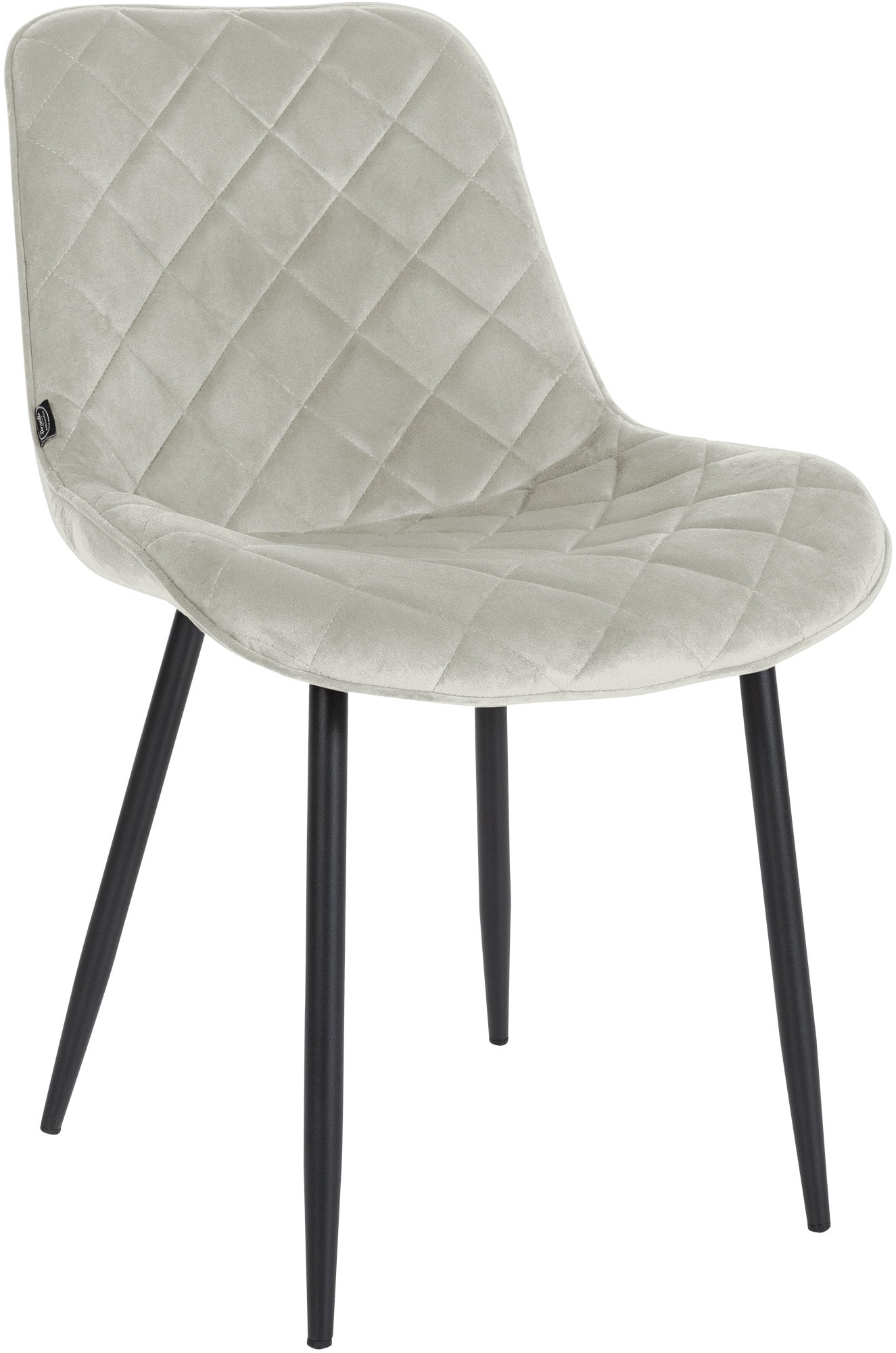 Stuhl Springs Samt, creme