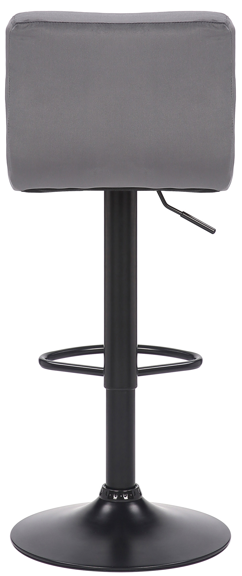 2er Set Barhocker Feni Samt, grau