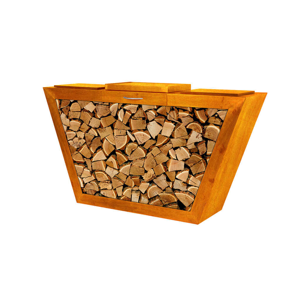 Holzlege aus Stahl PAULO