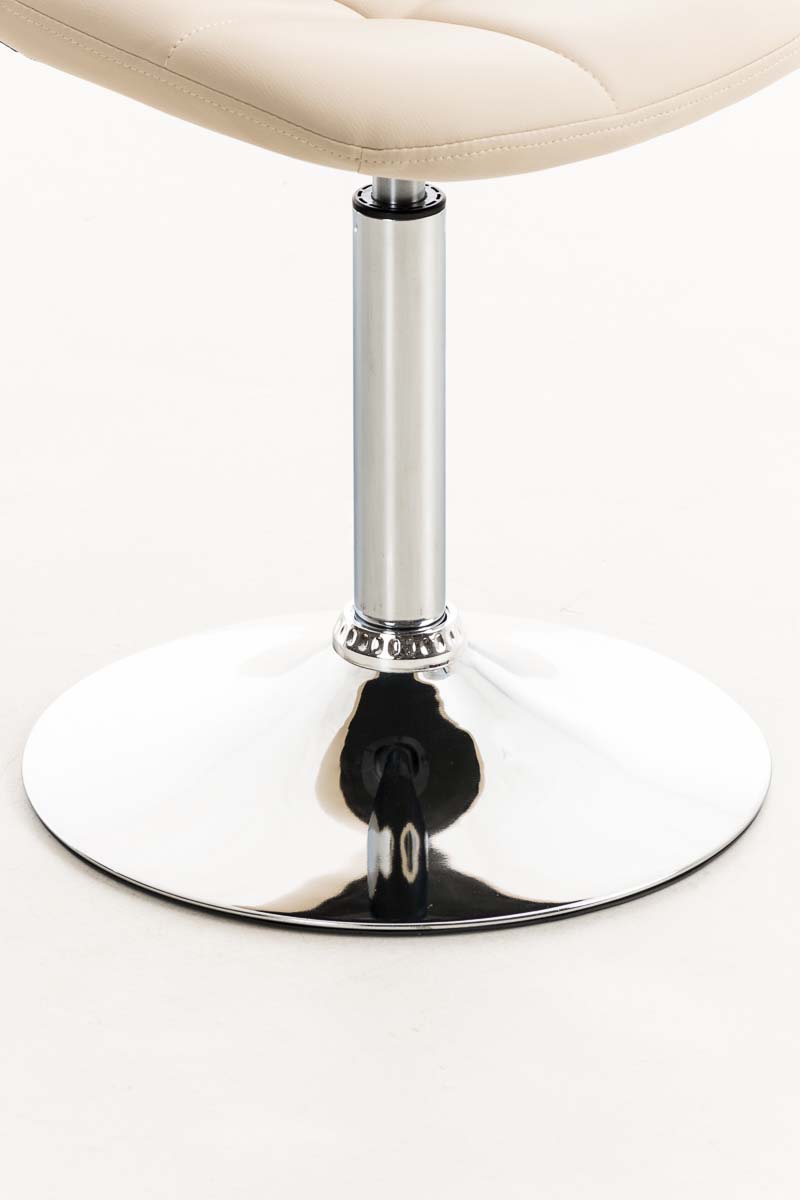 Stuhl Emil Kunstleder, creme