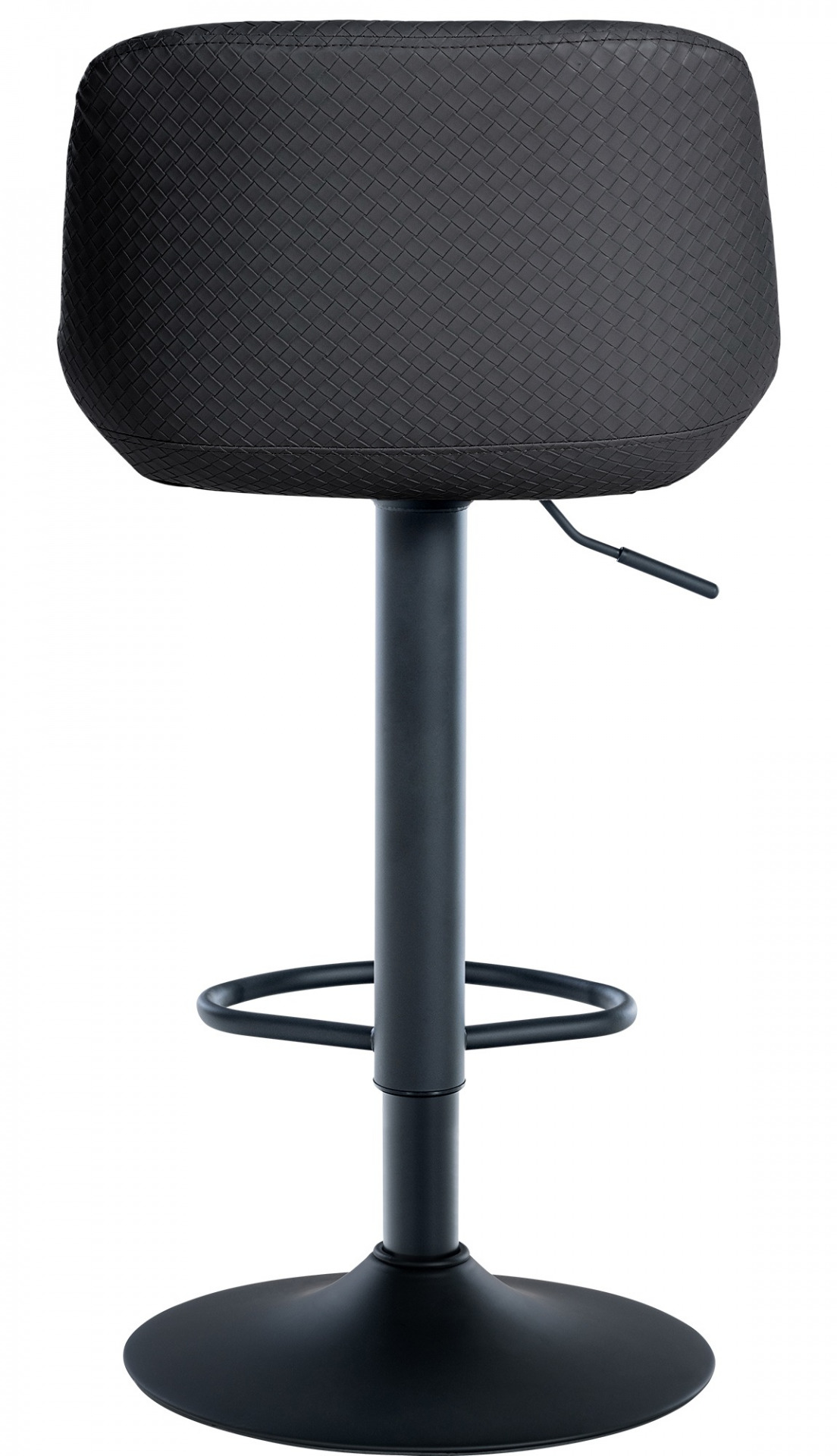 2er Set Barhocker Loft Kunstleder, schwarz