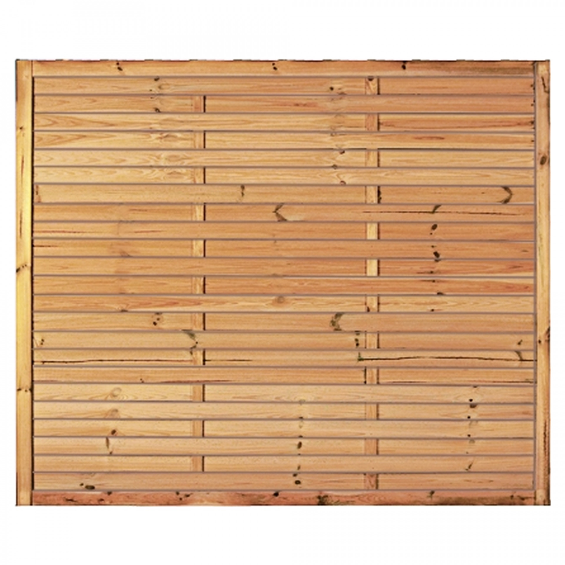 Lamellenzaun 180 x 150 cm, Rahmen 34/54 mm, kdi grün