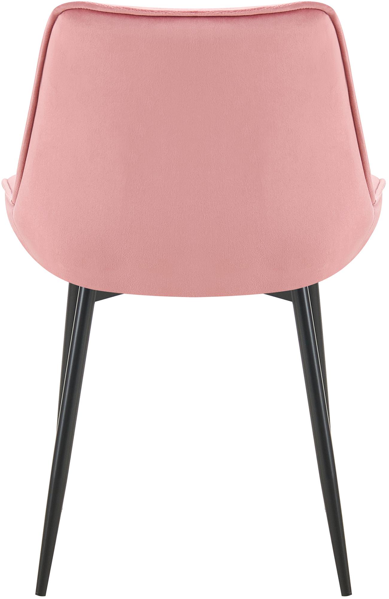 Esszimmerstuhl Wallace Samt, rosa