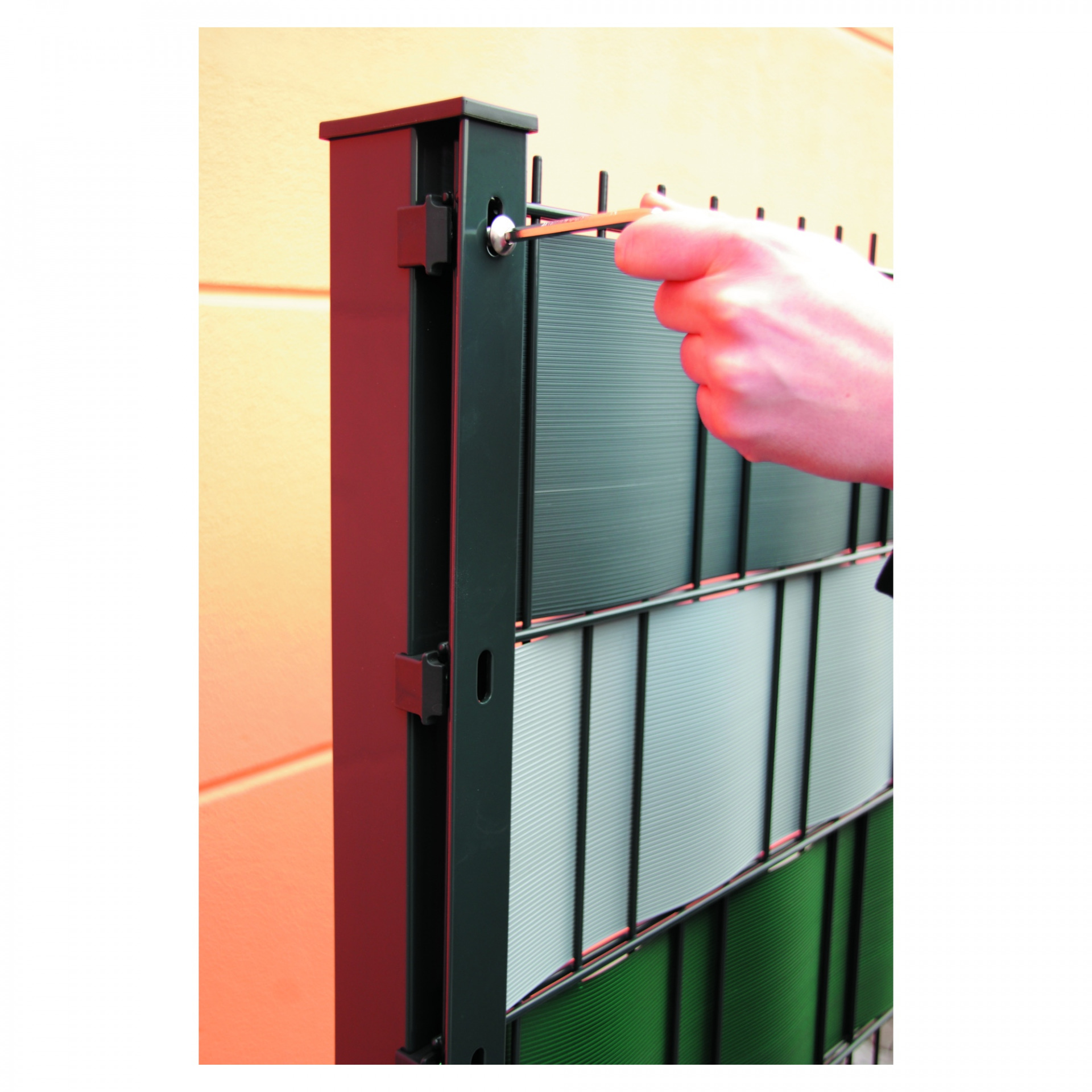 BLICKDICHT PREMIUM, Farbstreifen Länge 252 cm, grün (ähnl.RAL 6005)