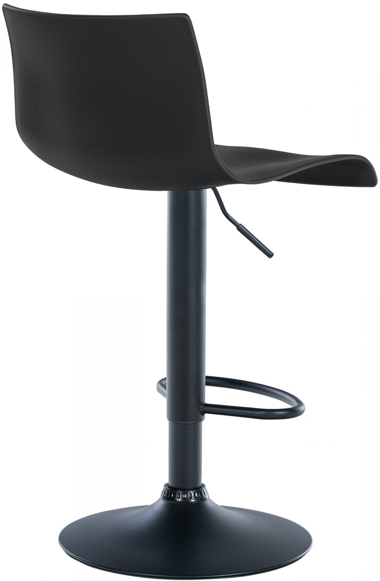 2er Set Barhocker Branford Kunststoff, schwarz
