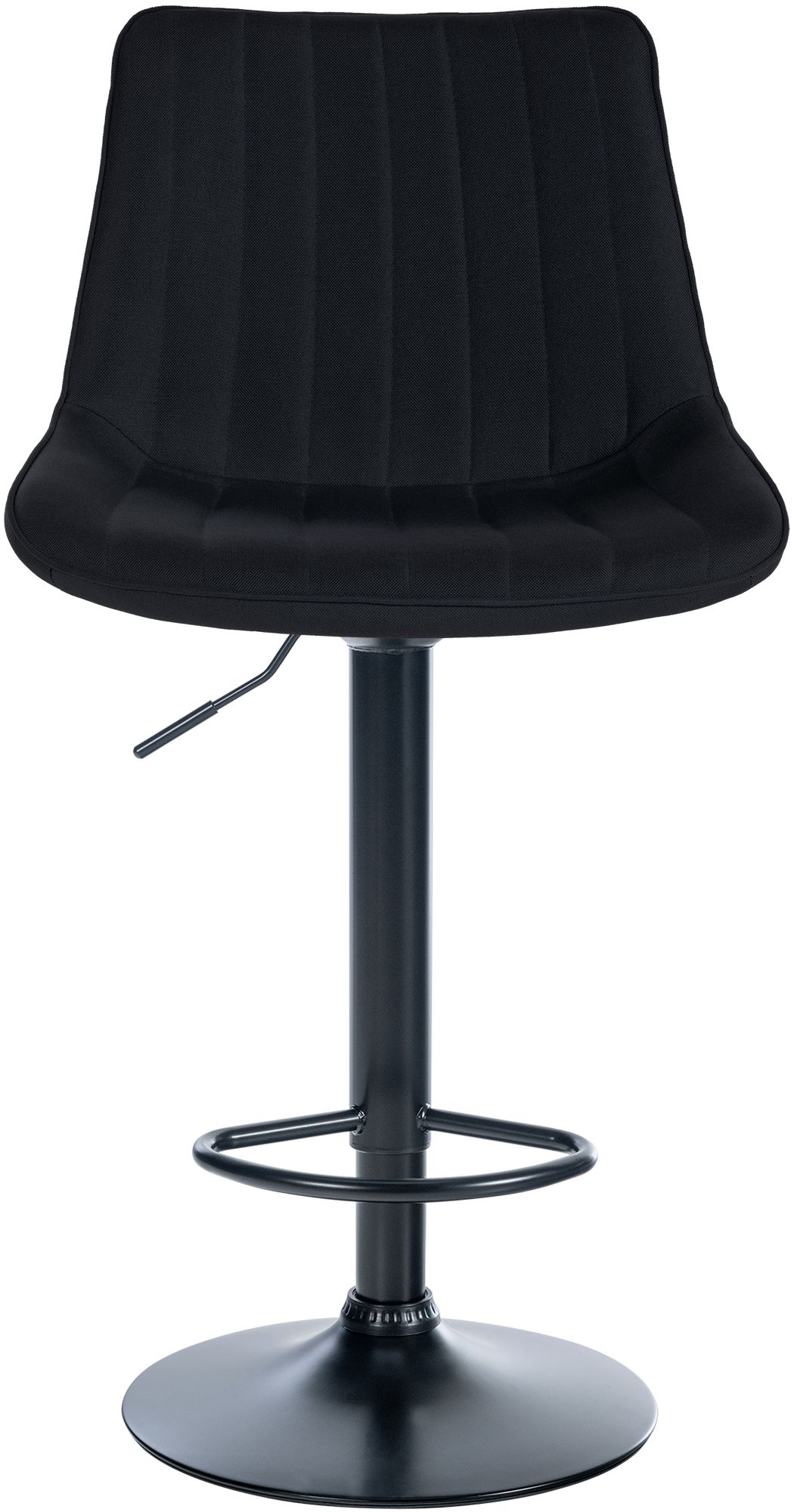 2er Set Barhocker Toni Stoff schwarz, schwarz