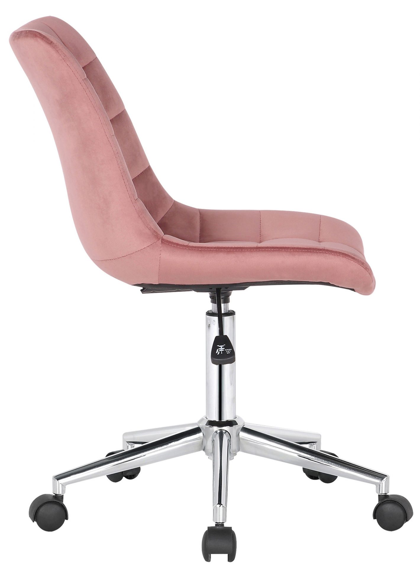 Bürostuhl Medford Samt, pink