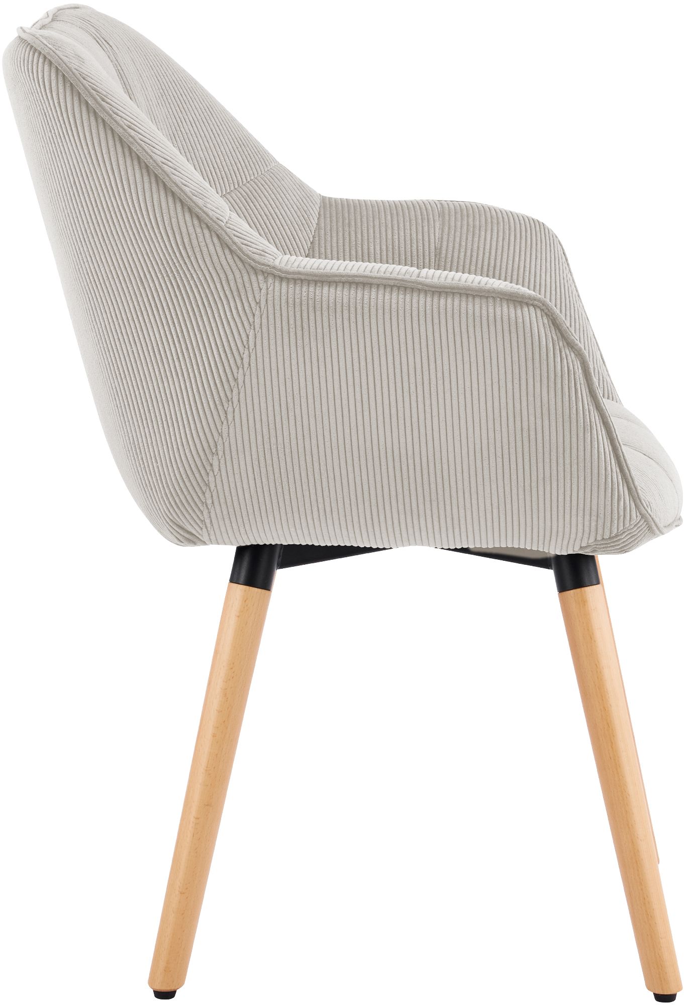 Esszimmerstuhl Milford Cord, creme