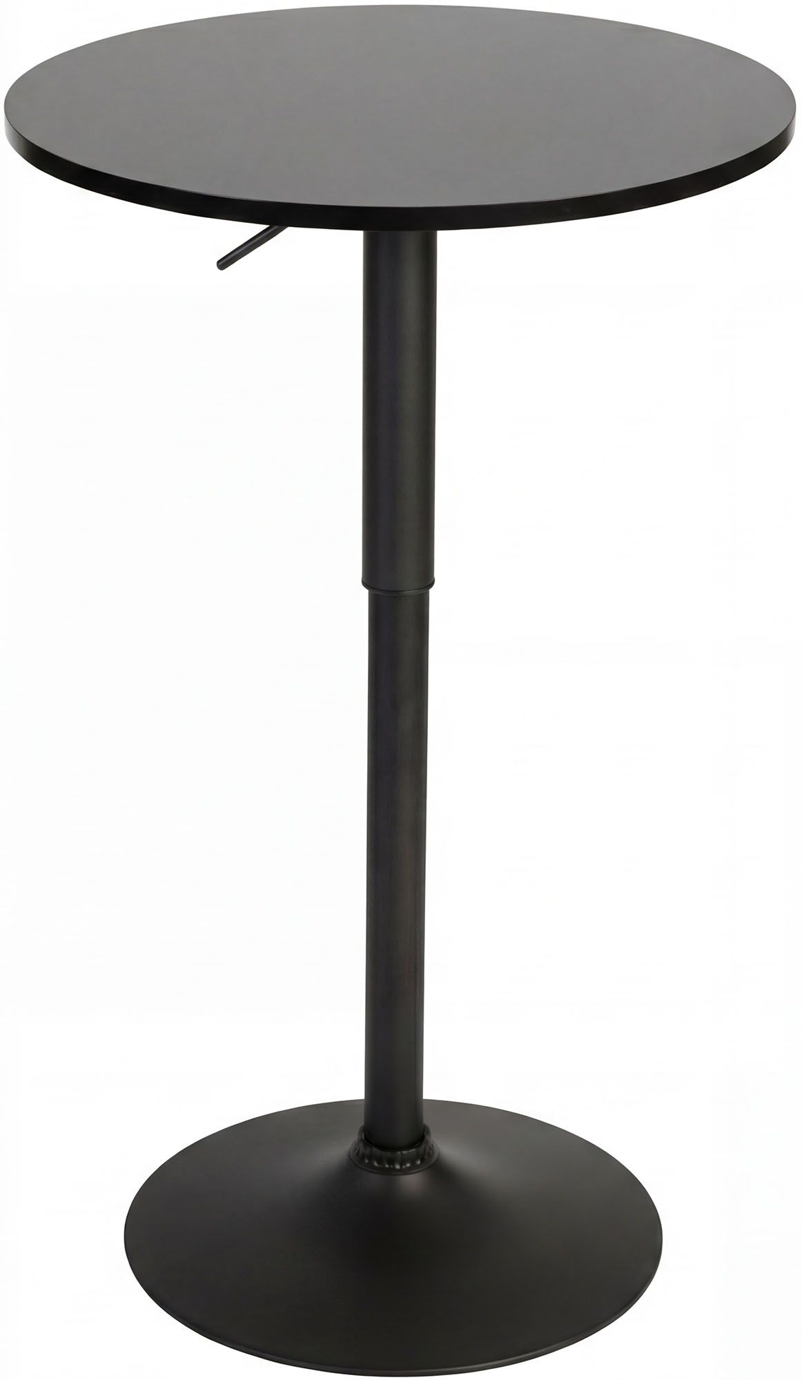 Stehtisch Lamoni rund, schwarz/schwarz