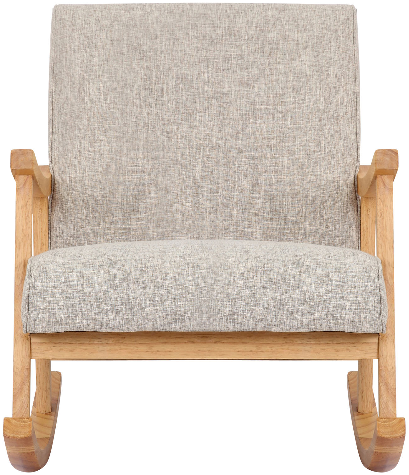 Schaukelstuhl Morelia Stoff natur, creme