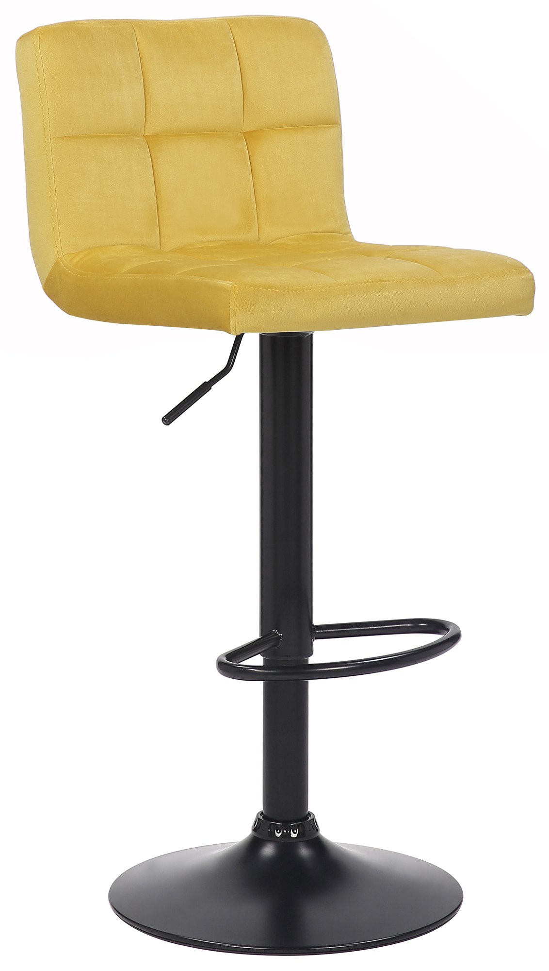 Barhocker Feni Samt, gelb