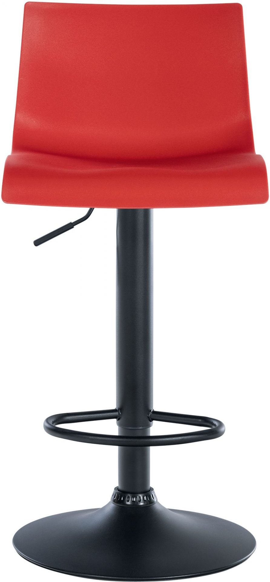 2er Set Barhocker Branford Kunststoff, rot
